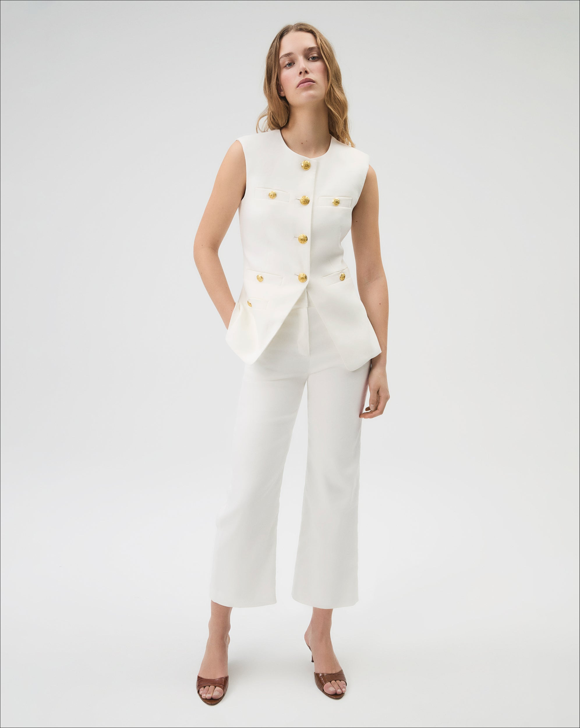 TAMARA LINEN VEST - 9