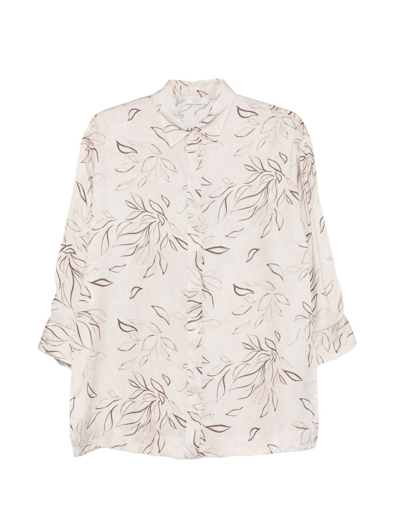 floral-pattern shirt 1
