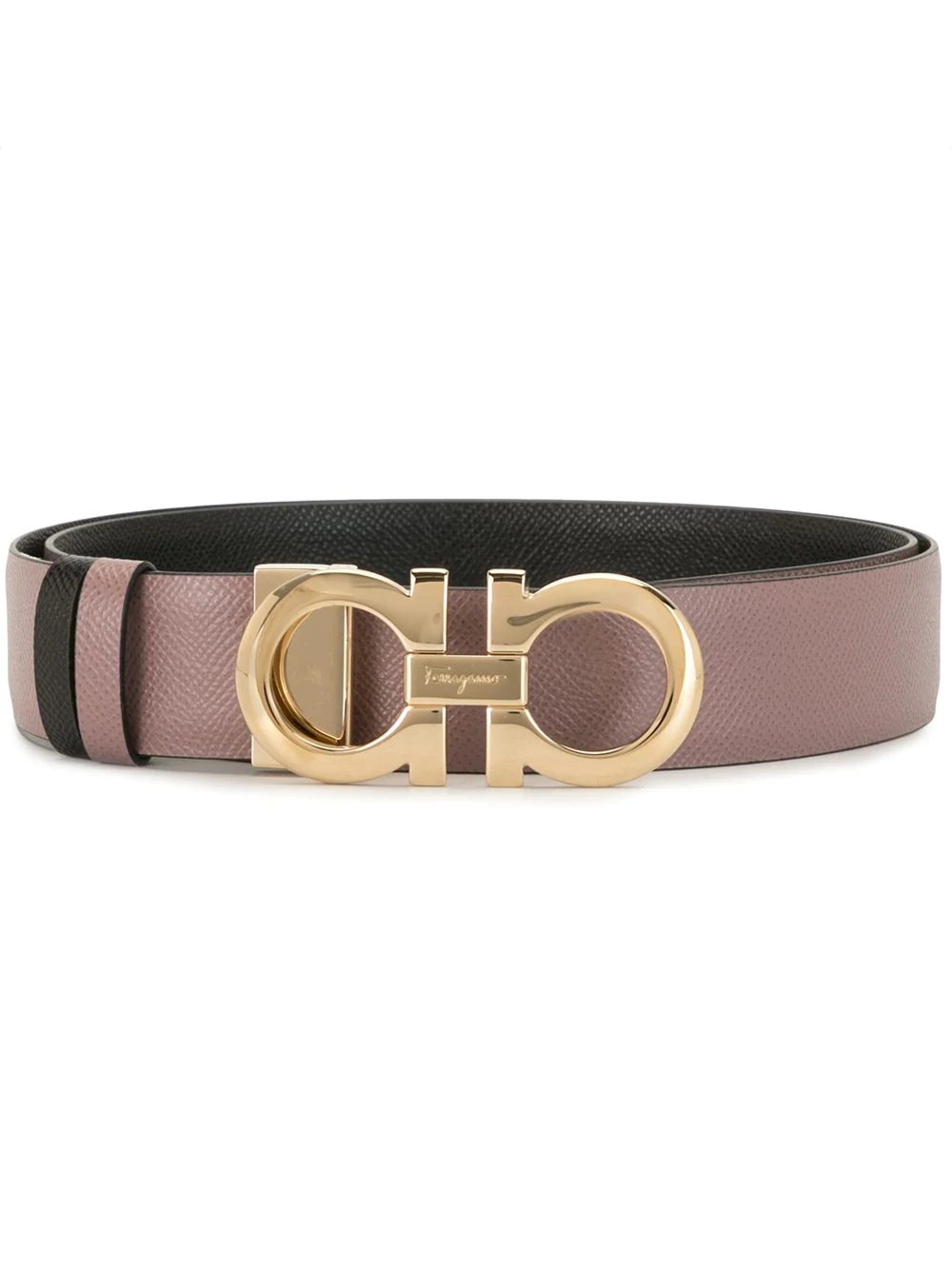 Gancini leather belt - 1