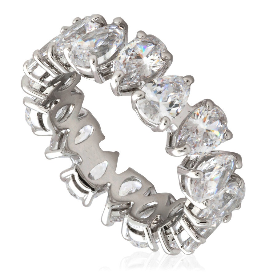 Swarovski - Swarovski Vittore Pear Cut Crystal Ring, Size 52 - 1