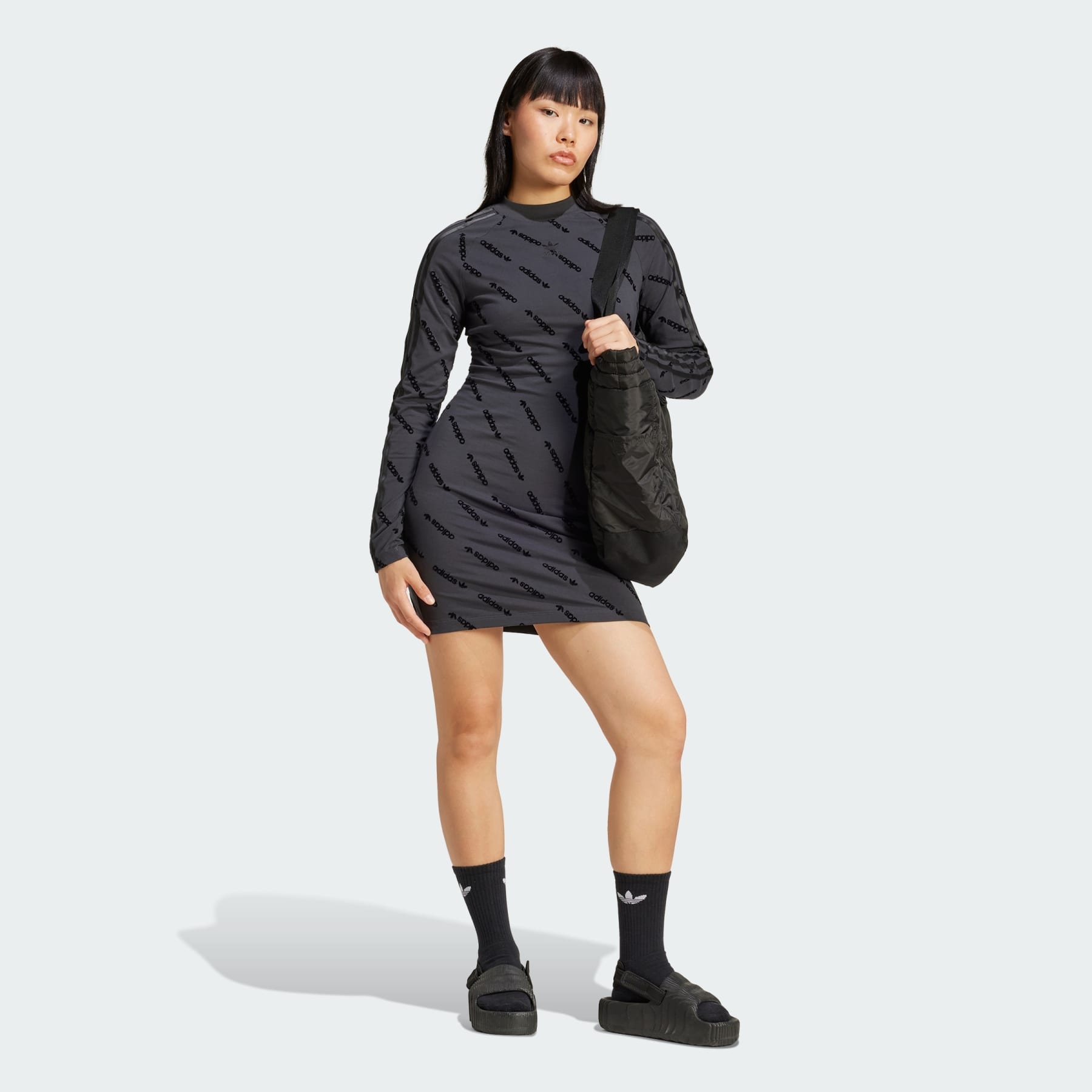 Monogram Bodycon Dress - 4