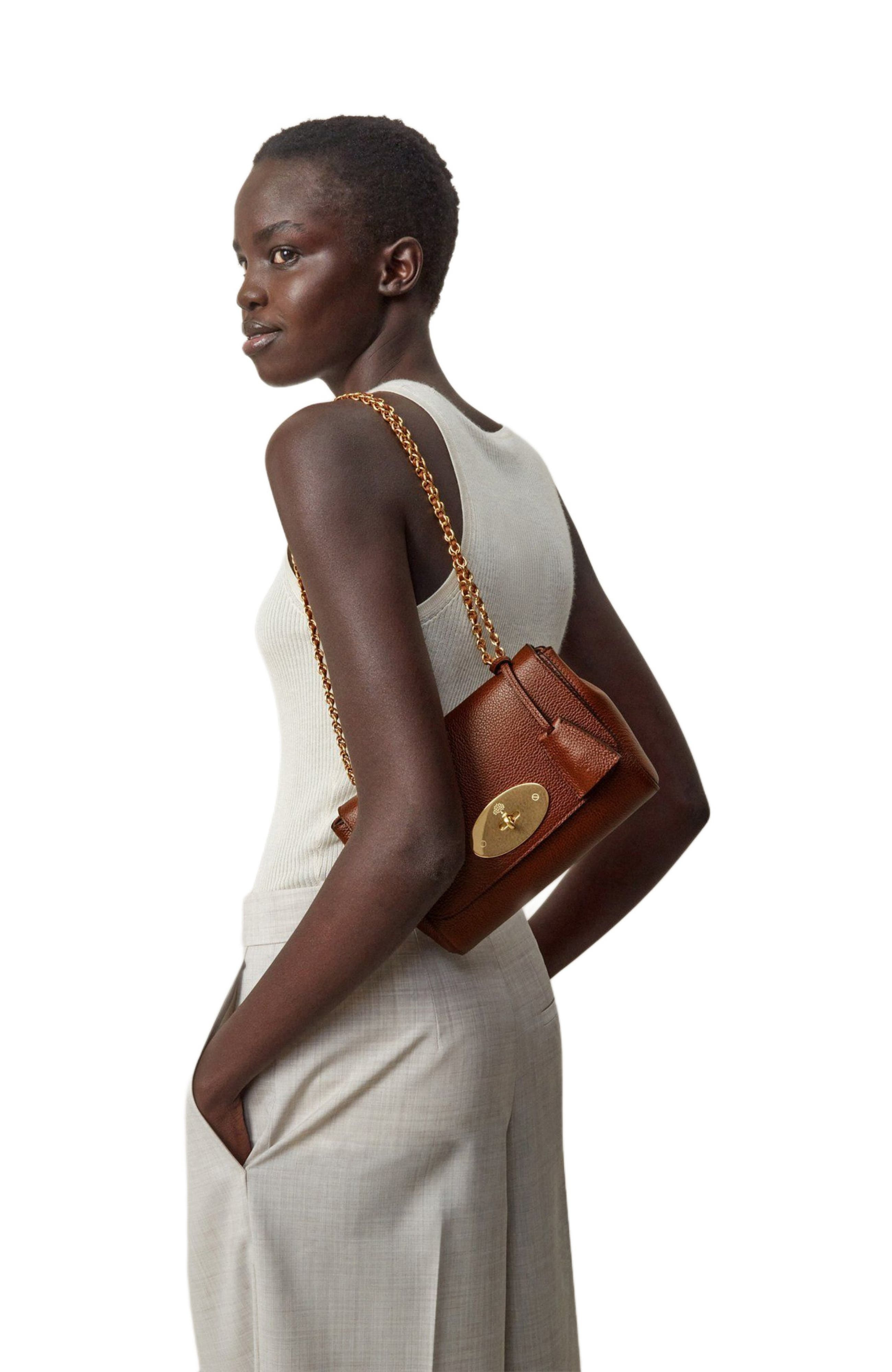Lily Convertible Leather Shoulder Bag - 7