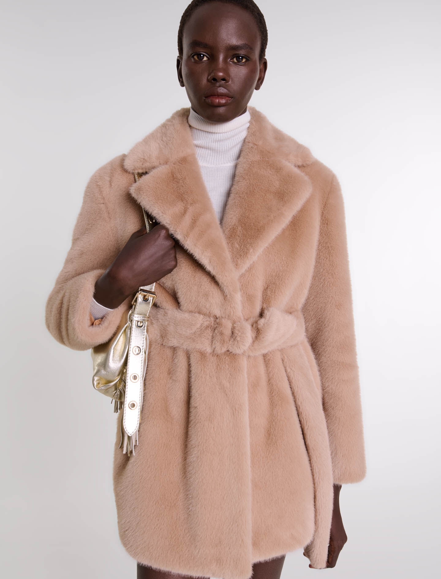 Faux fur coat - 7