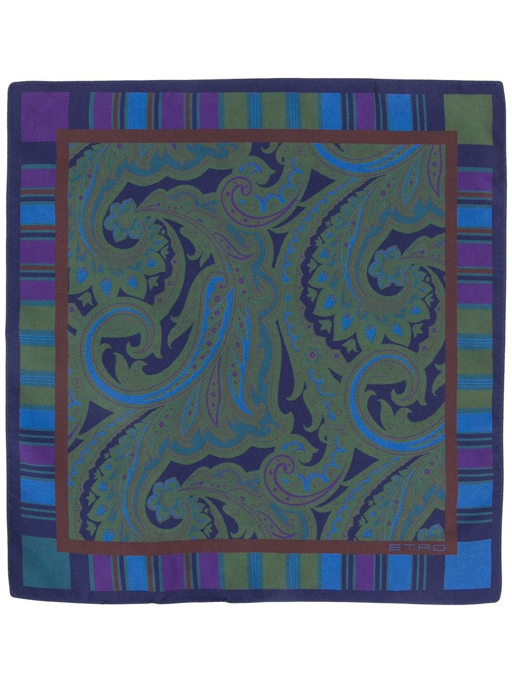 paisley-print scarf - 2