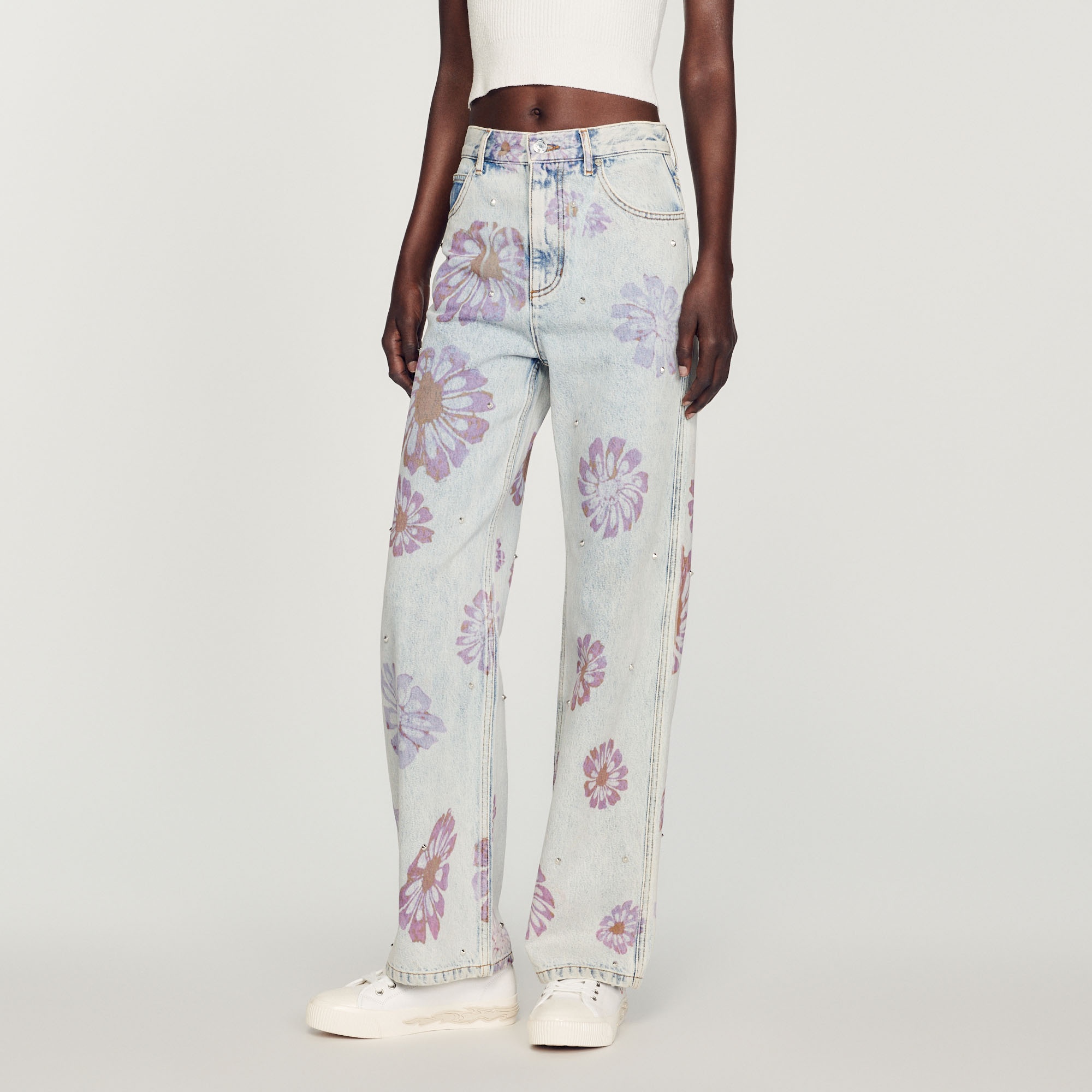 Floral jeans - 5