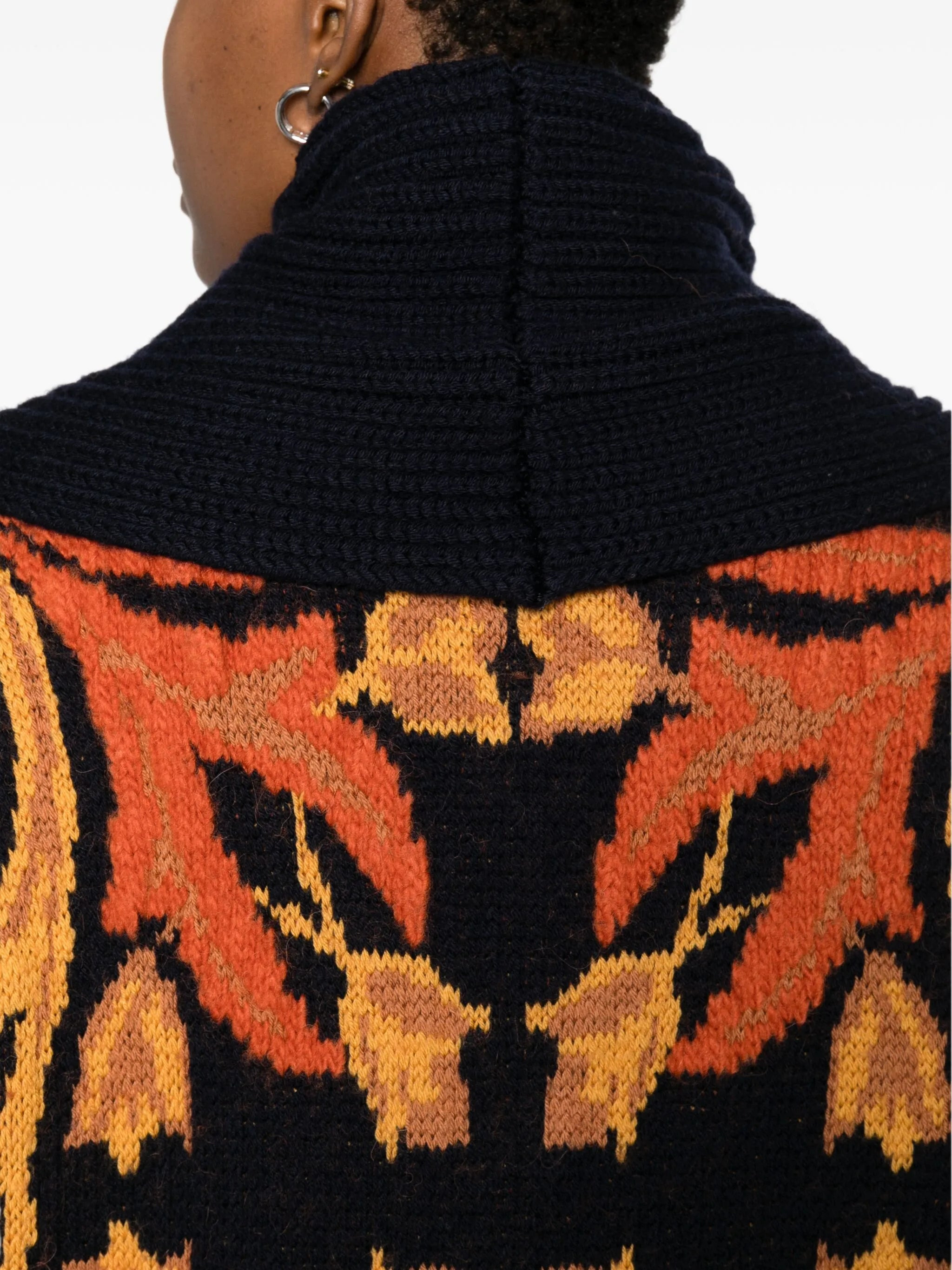 Etro Floral-pattern Shawl-collar Cardigan - 5