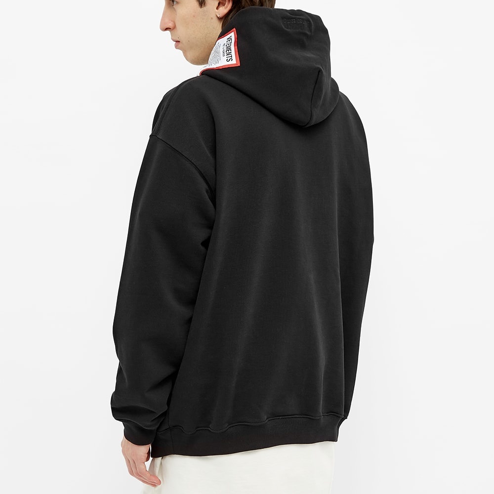 VETEMENTS Oversize Logo Patch Hoody - 6