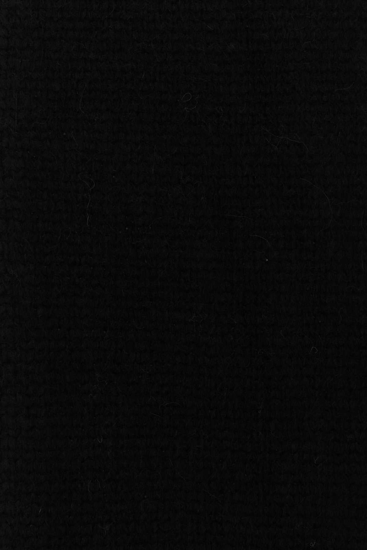 Loewe Women Black Alpaca Blend Scarf - 3
