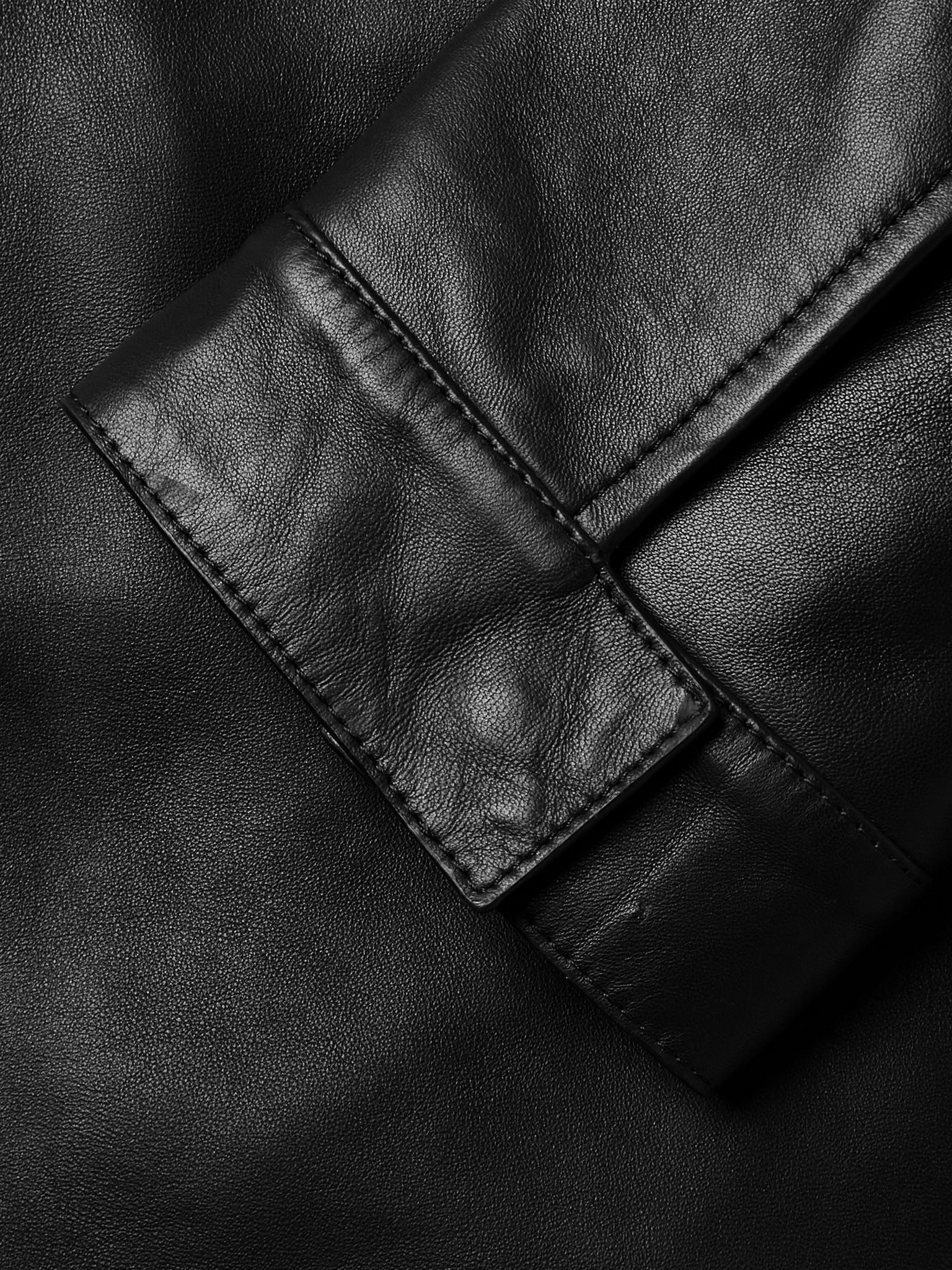 Leather Jacket Black - 5