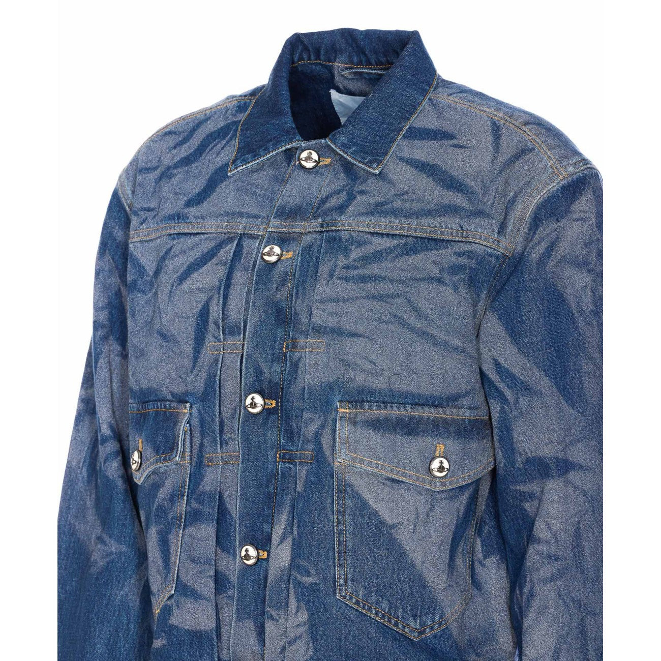 Vivienne Westwood Men Marlene Denim Jacket - 3