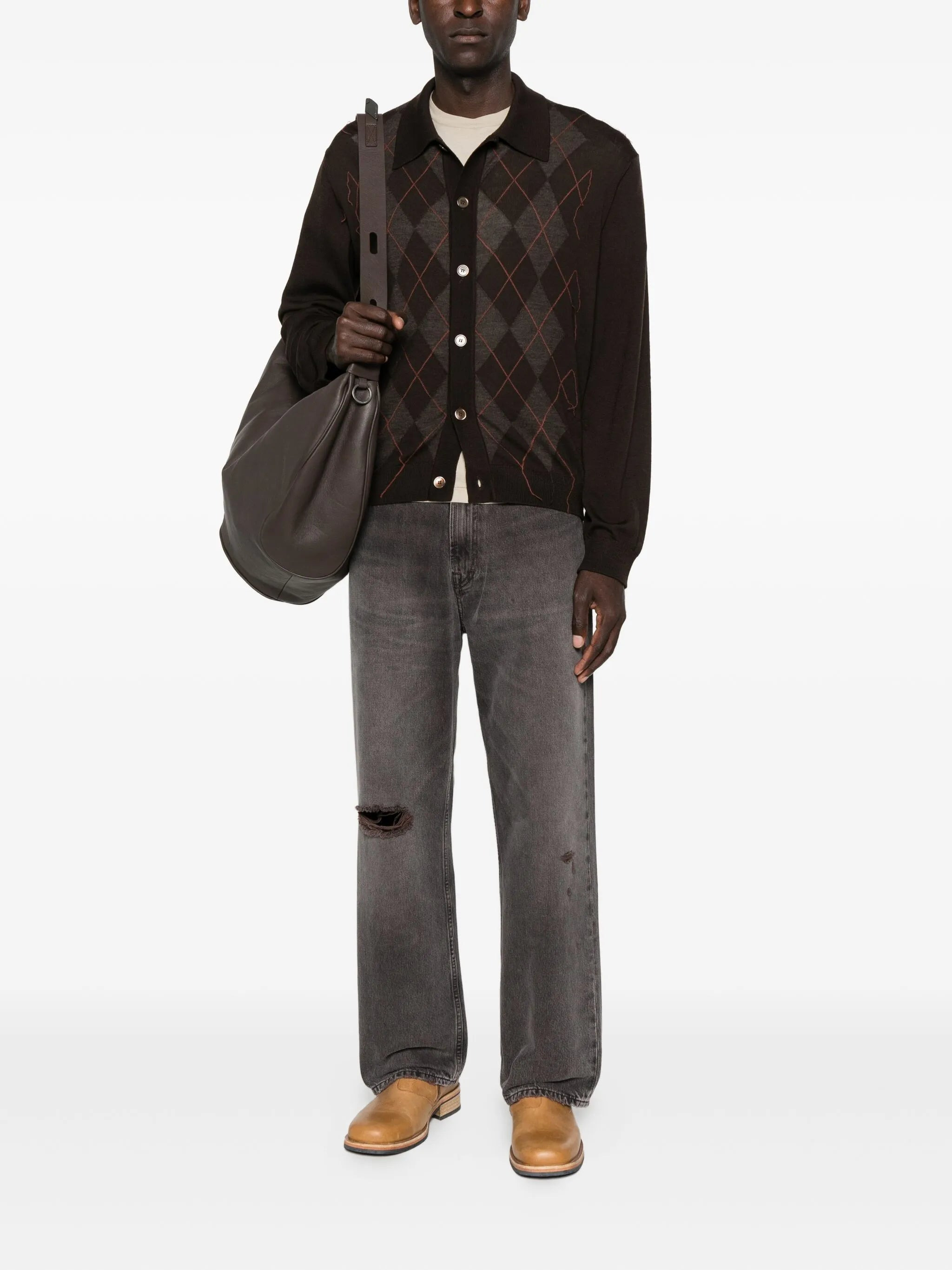 Our Legacy Third Cut Ripped-detail Jeans - 5