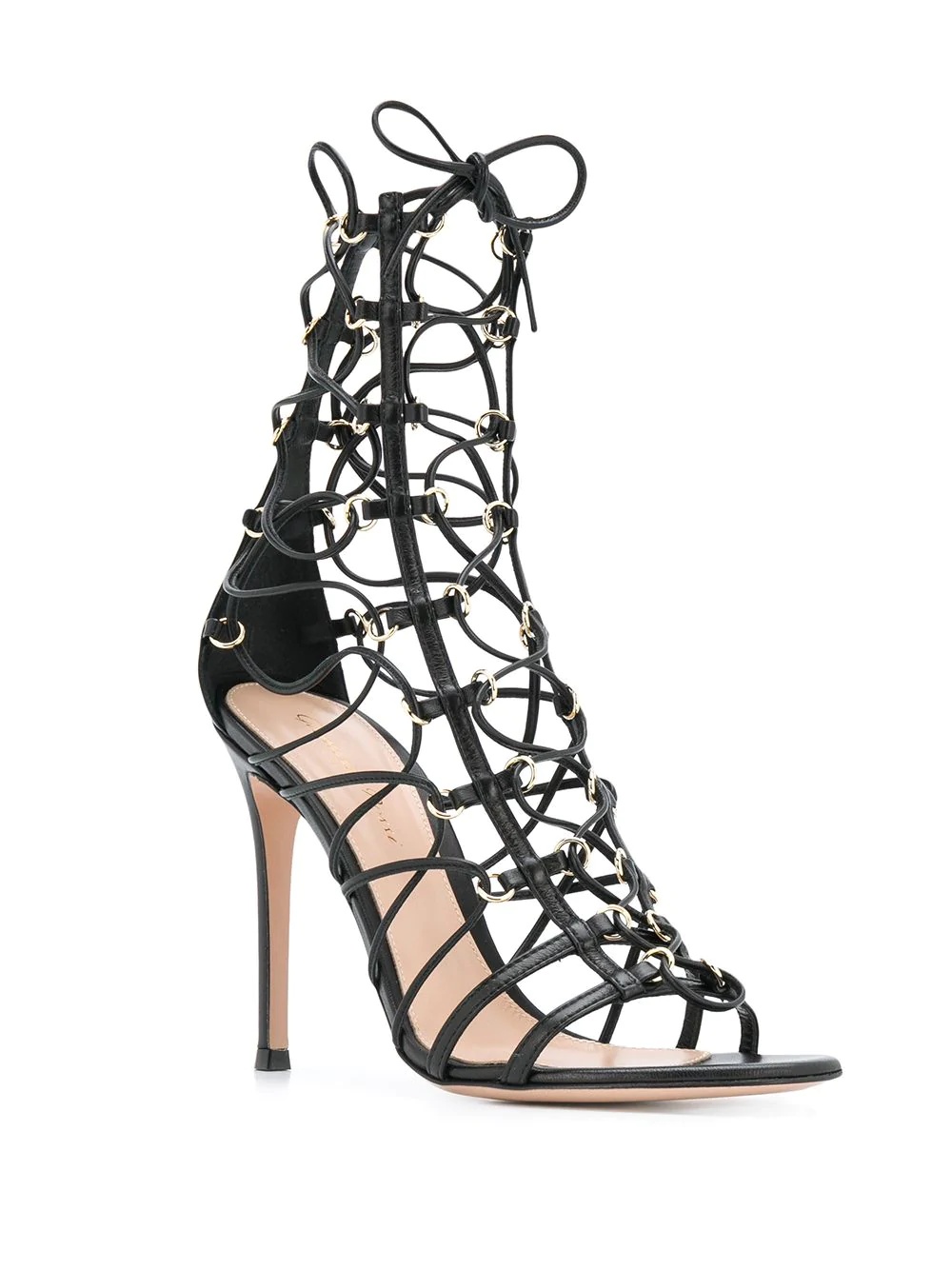 lace-up 1050mm heel sandals - 2