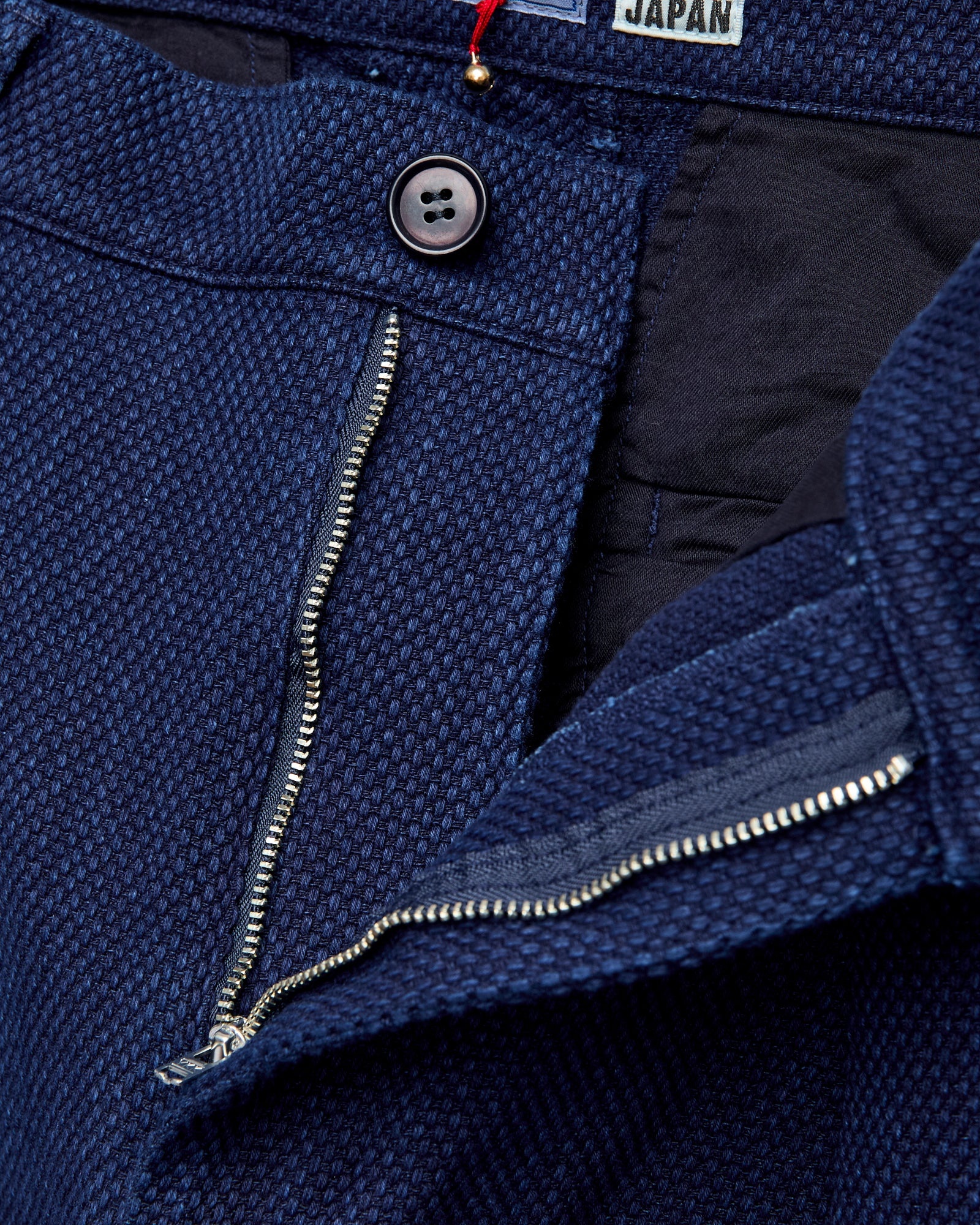 Light Sashiko Trousers in Pure Indigo - 6