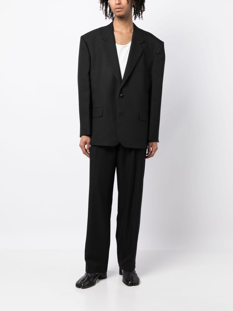RANDOM IDENTITIES long-sleeved oversized blazer outlook