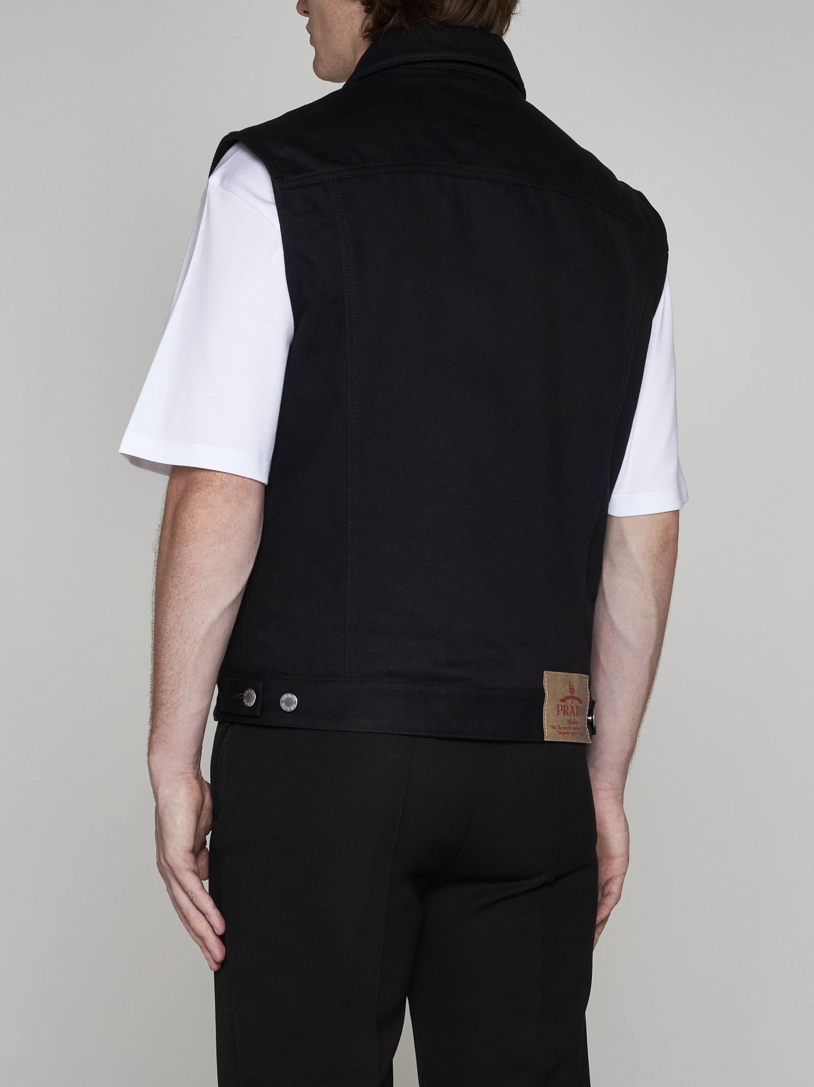 【送料&関税込】Prada Denim Vest Prada Denim Vest | italist