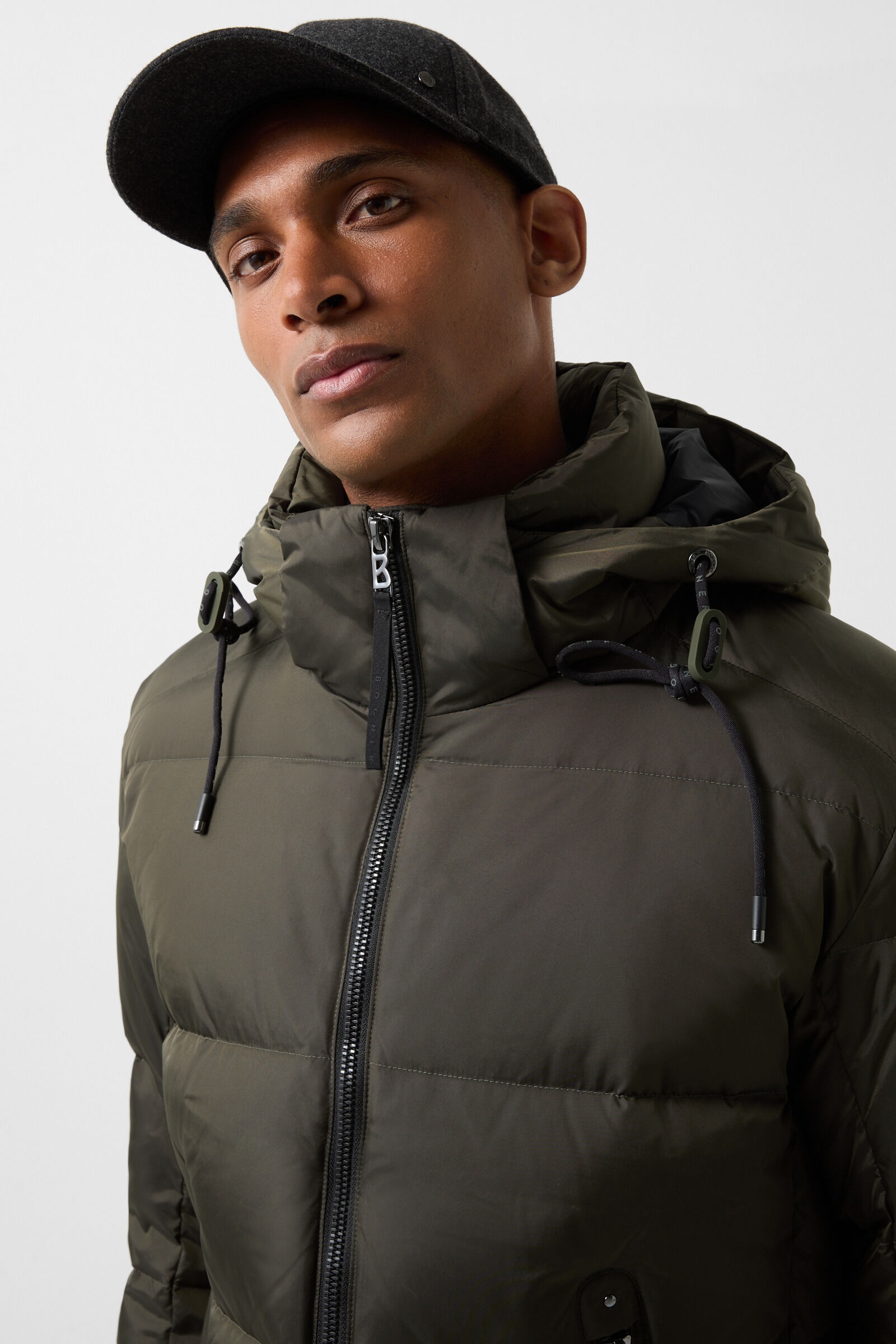 Jamy Down jacket in Olive green - 6