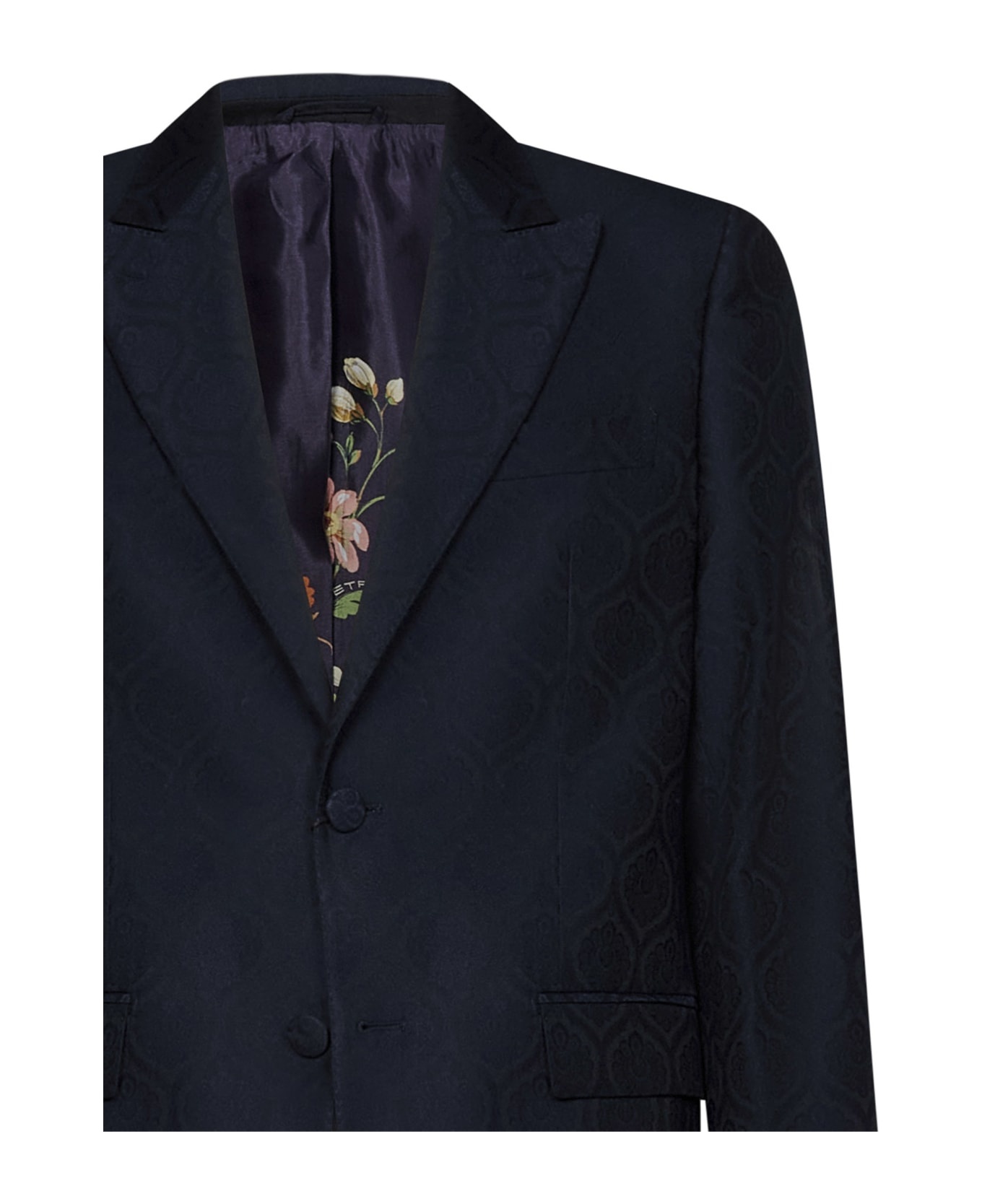 Single-breasted Jacquard Blazer - 5