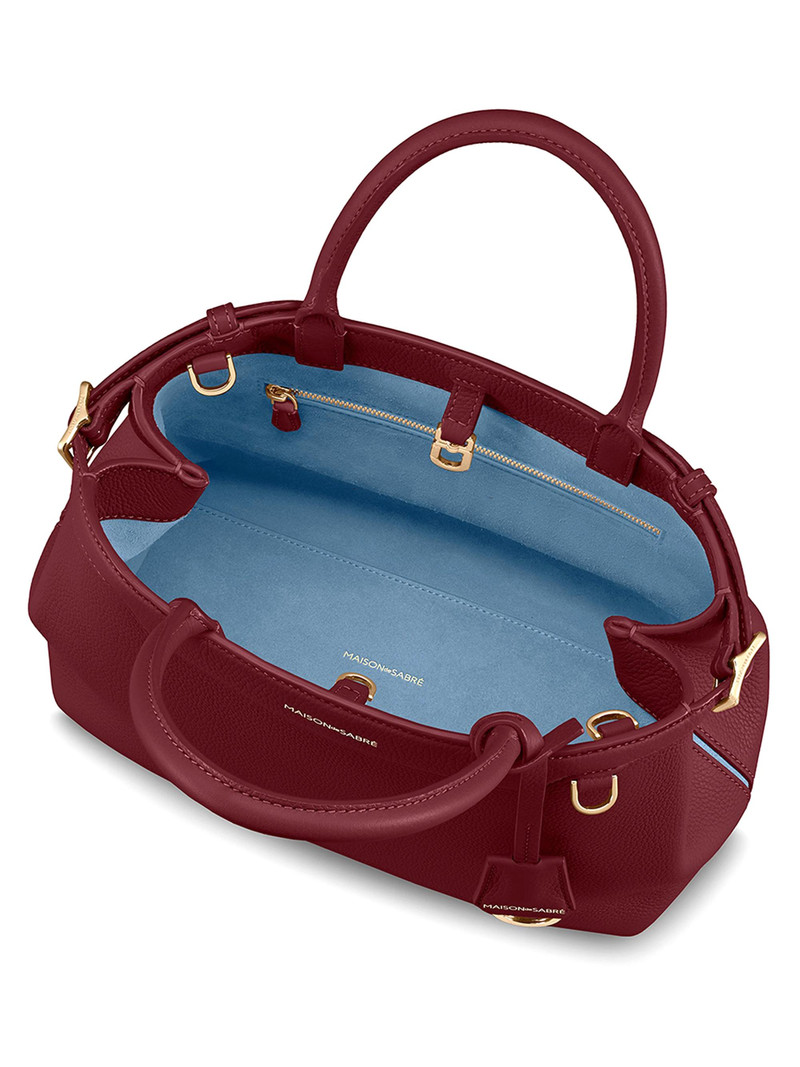 Women's The Medium Palais Top Handle Bag - Plum Red 6