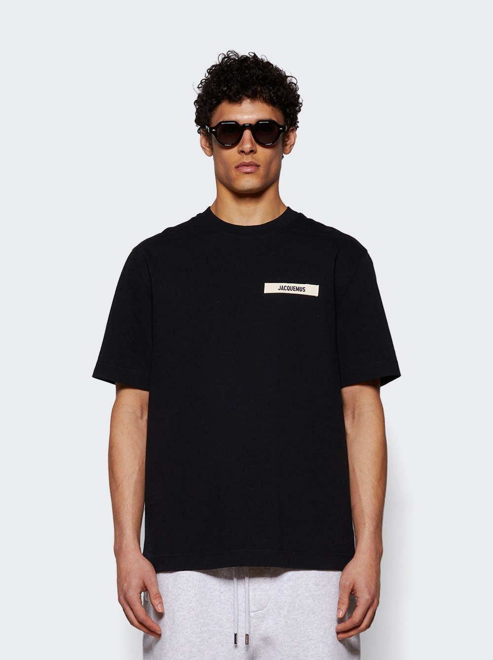 Gros Grain Tee Black - 3