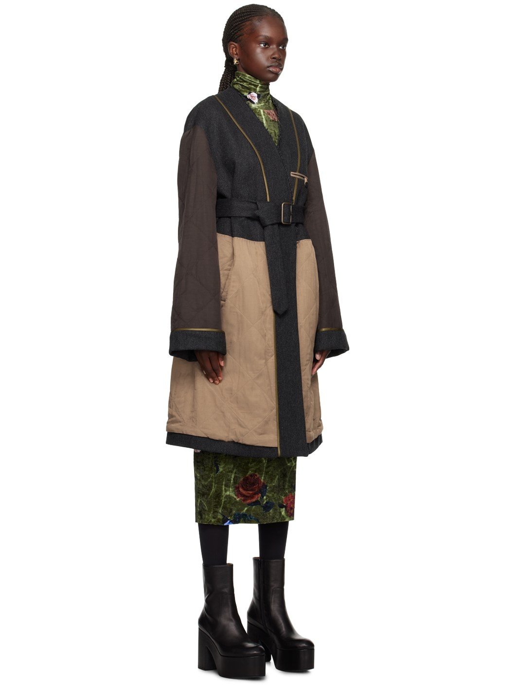 SSENSE Exclusive Gray Coat - 2