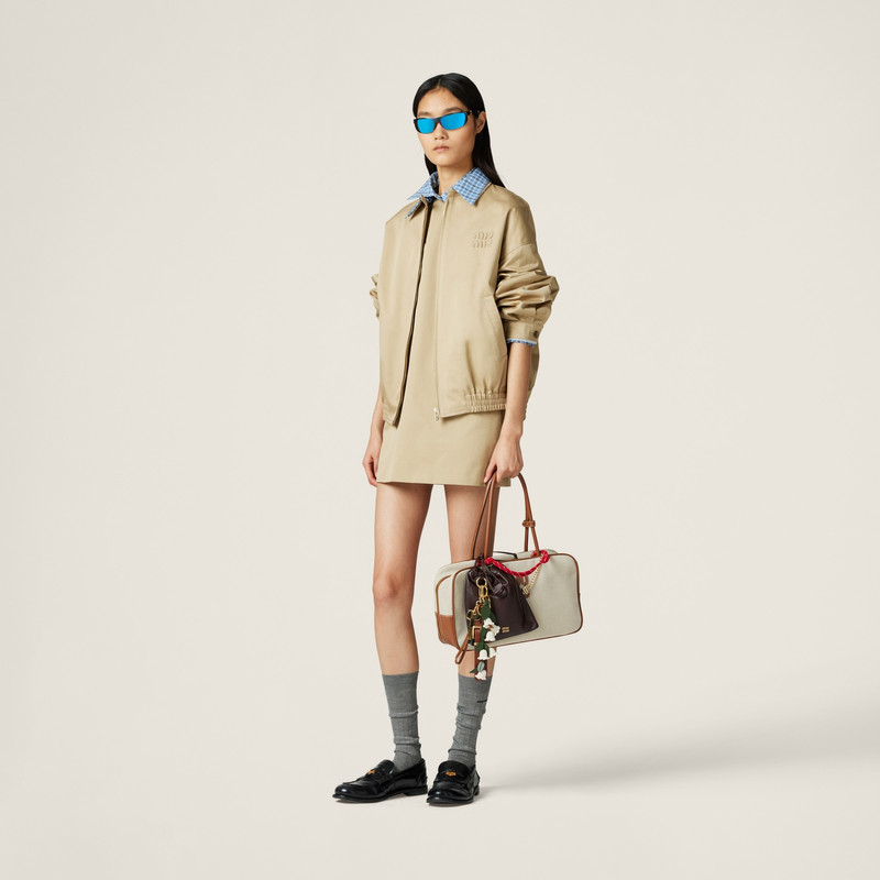 Miu Miu Chino mini-dress outlook
