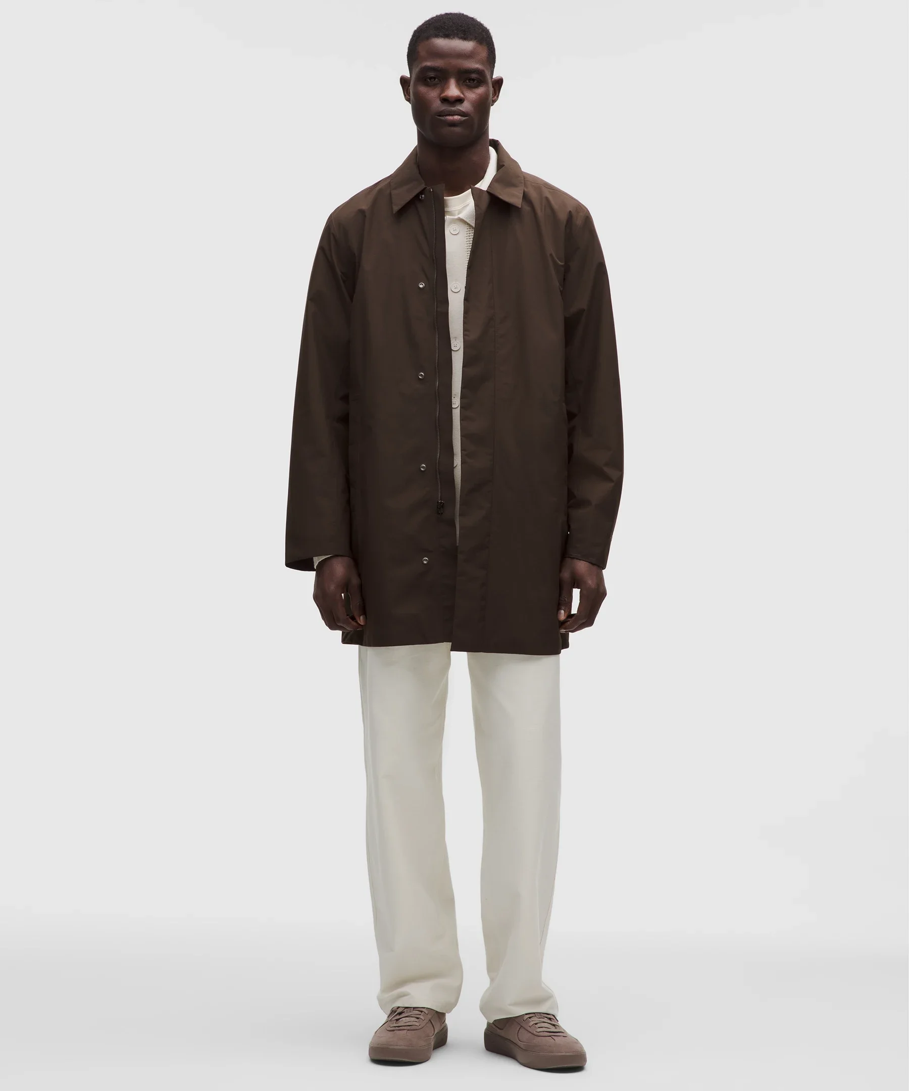 Waterproof Classic-Fit Car Coat - 1