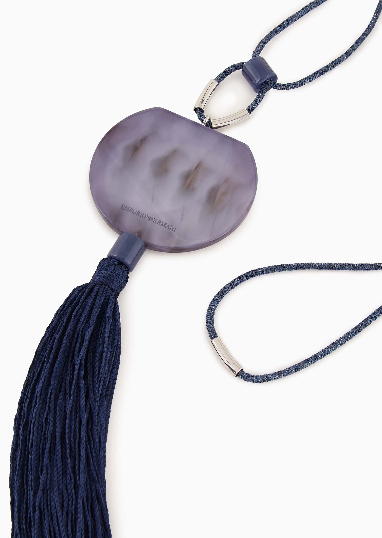 Multicoloured pendant and tassel necklace - 2