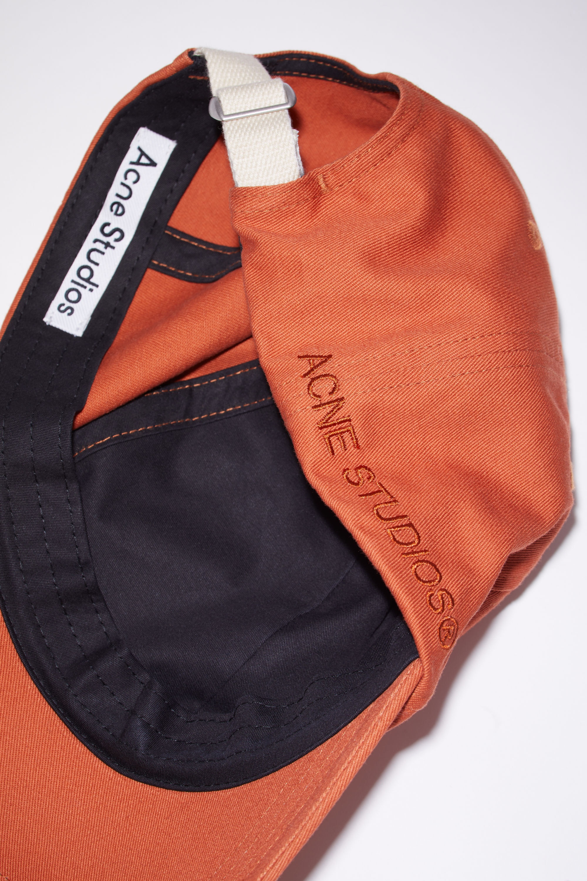 Cotton baseball cap - Rust red - 5