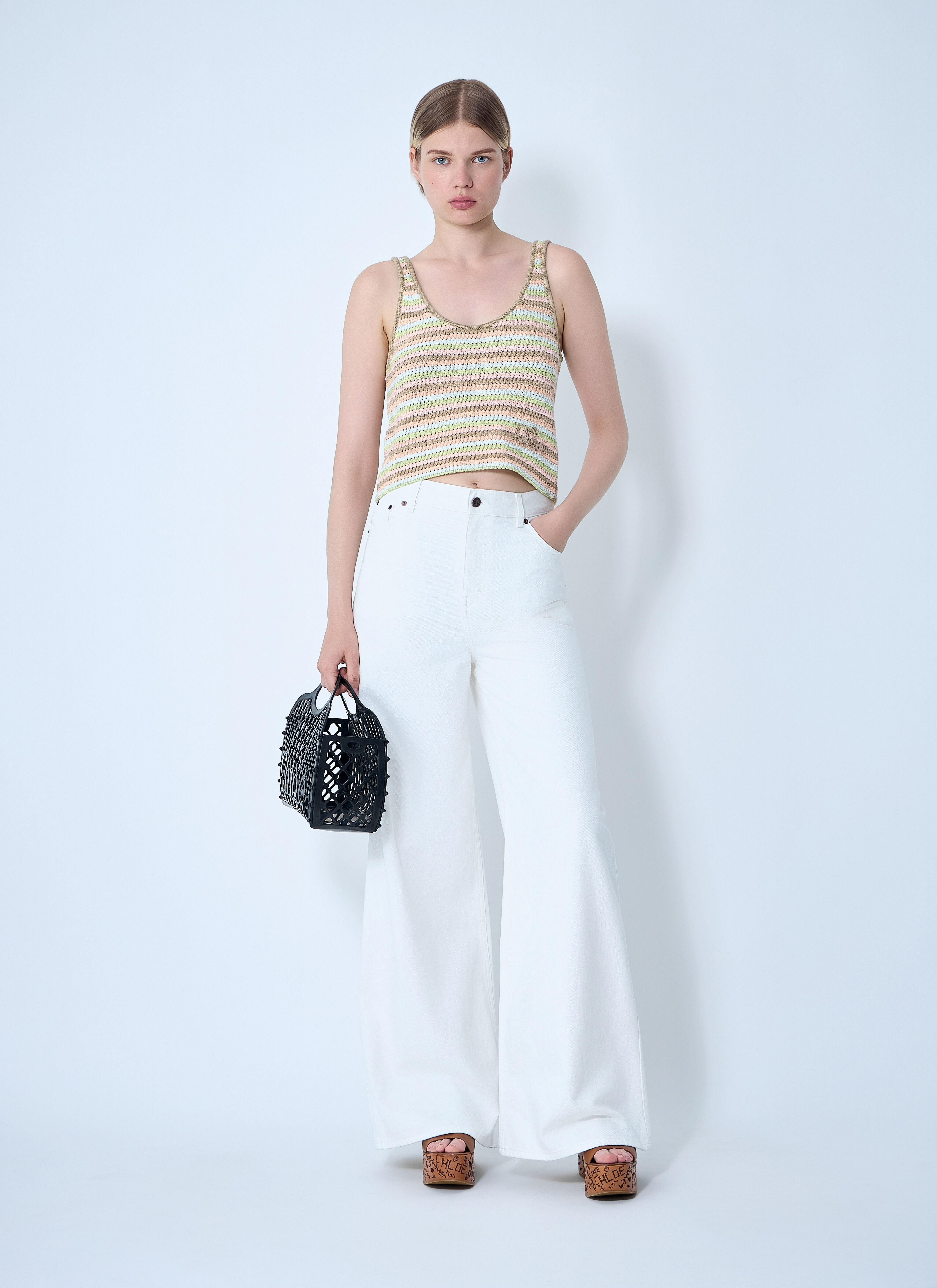 Cropped Logo Tank Top - 2