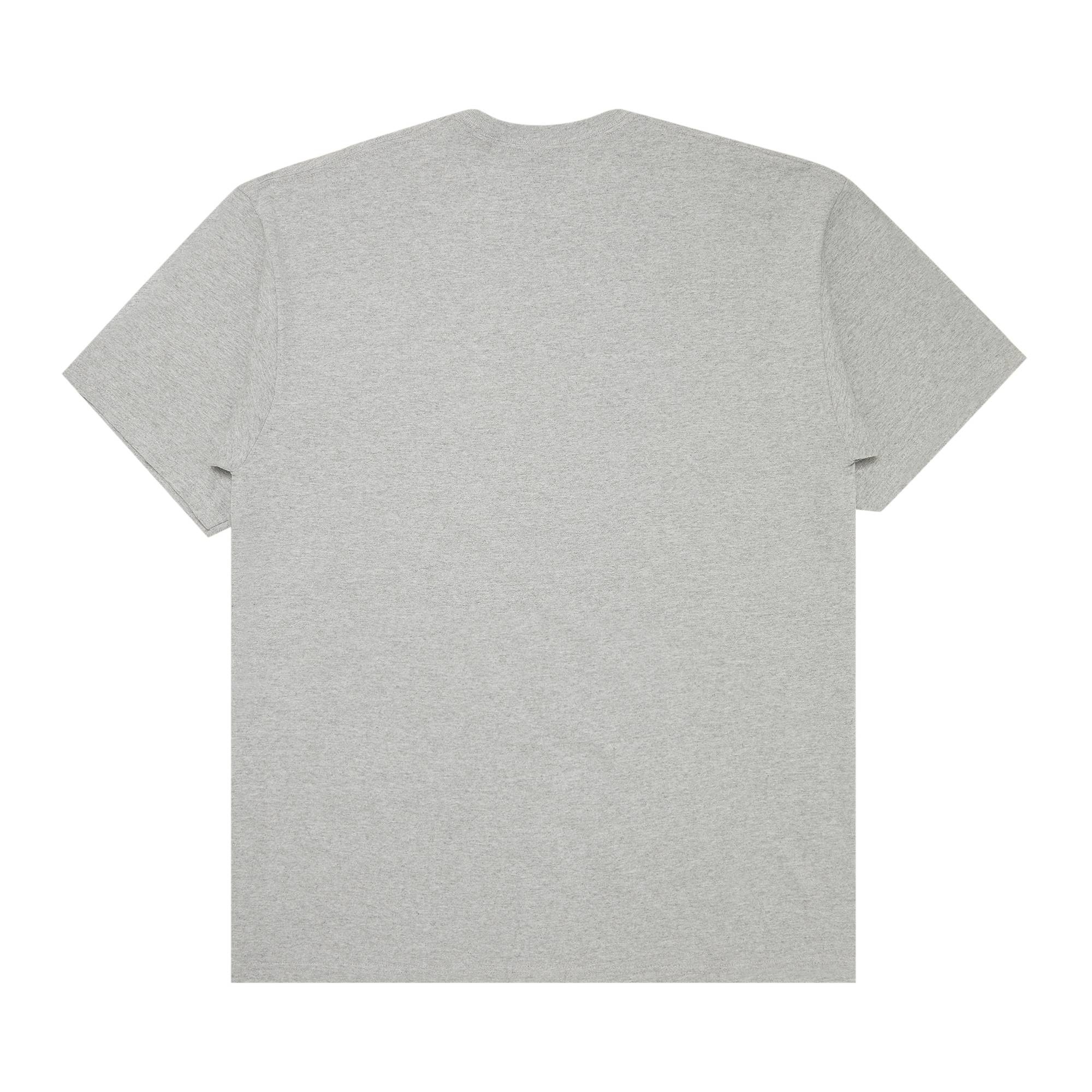 Stussy Stock Tone Logo Tee 'Grey Heather' - 2