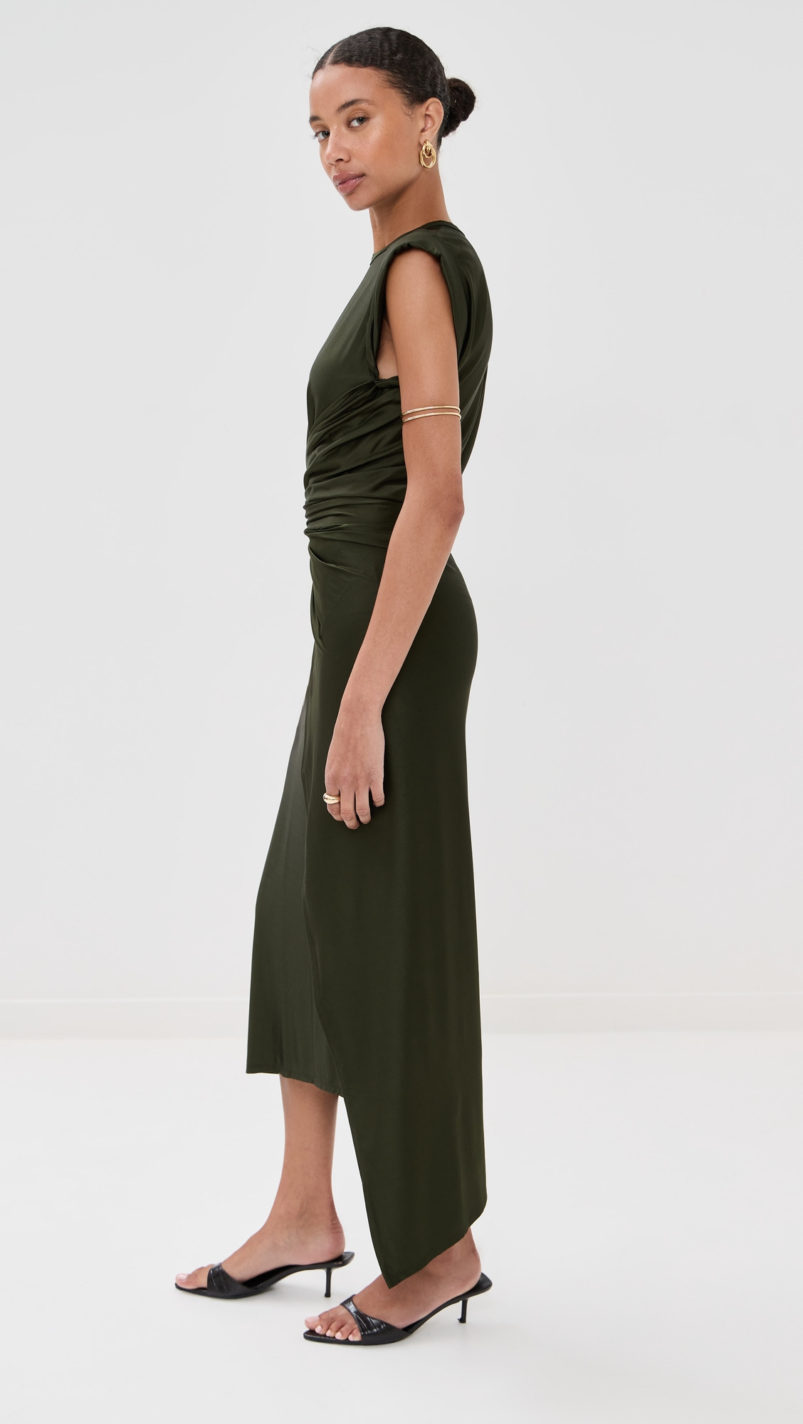 Draped Long Dress - 4