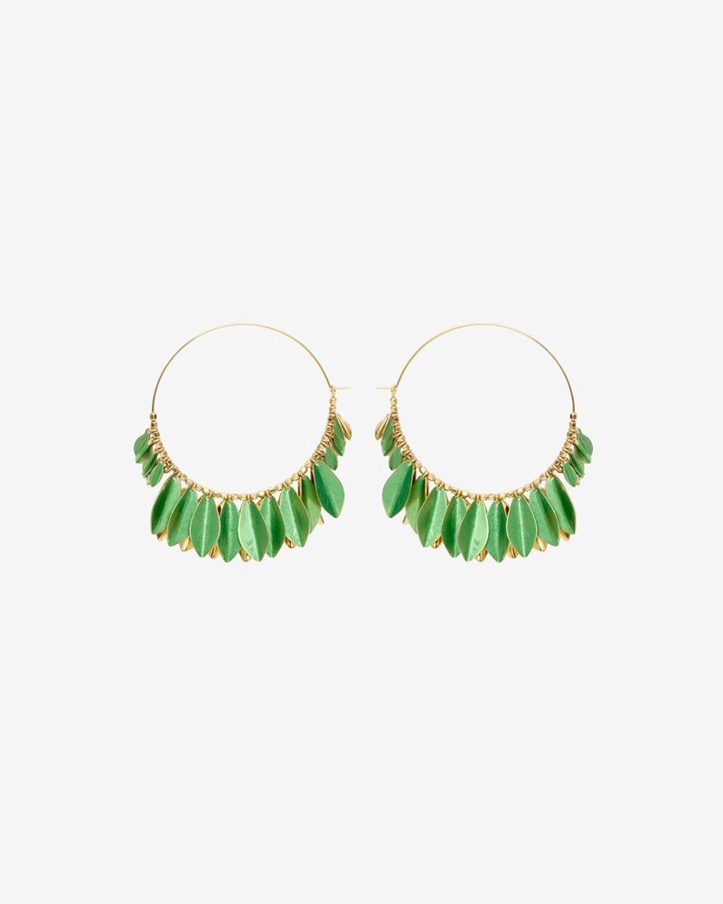 COLOR SHINY LEA EARRINGS - 1
