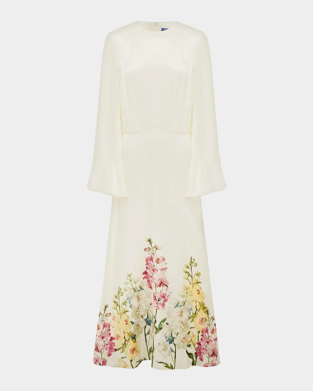 Kinsley Bell-Sleeve Floral Maxi Dress - 1