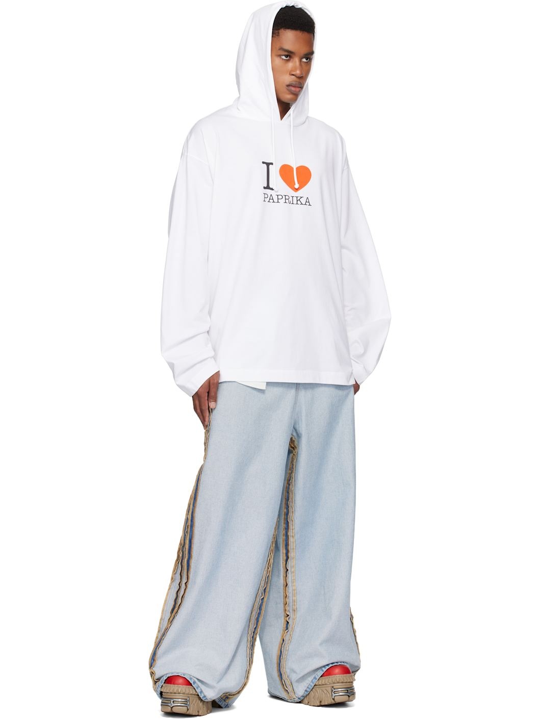 White 'I Love Paprika' Hoodie - 4