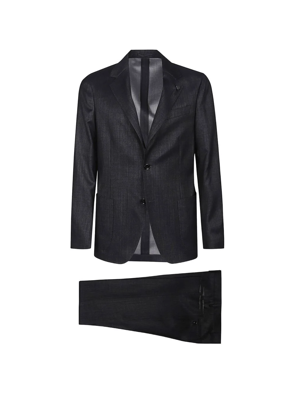 notched-lapels suit - 1