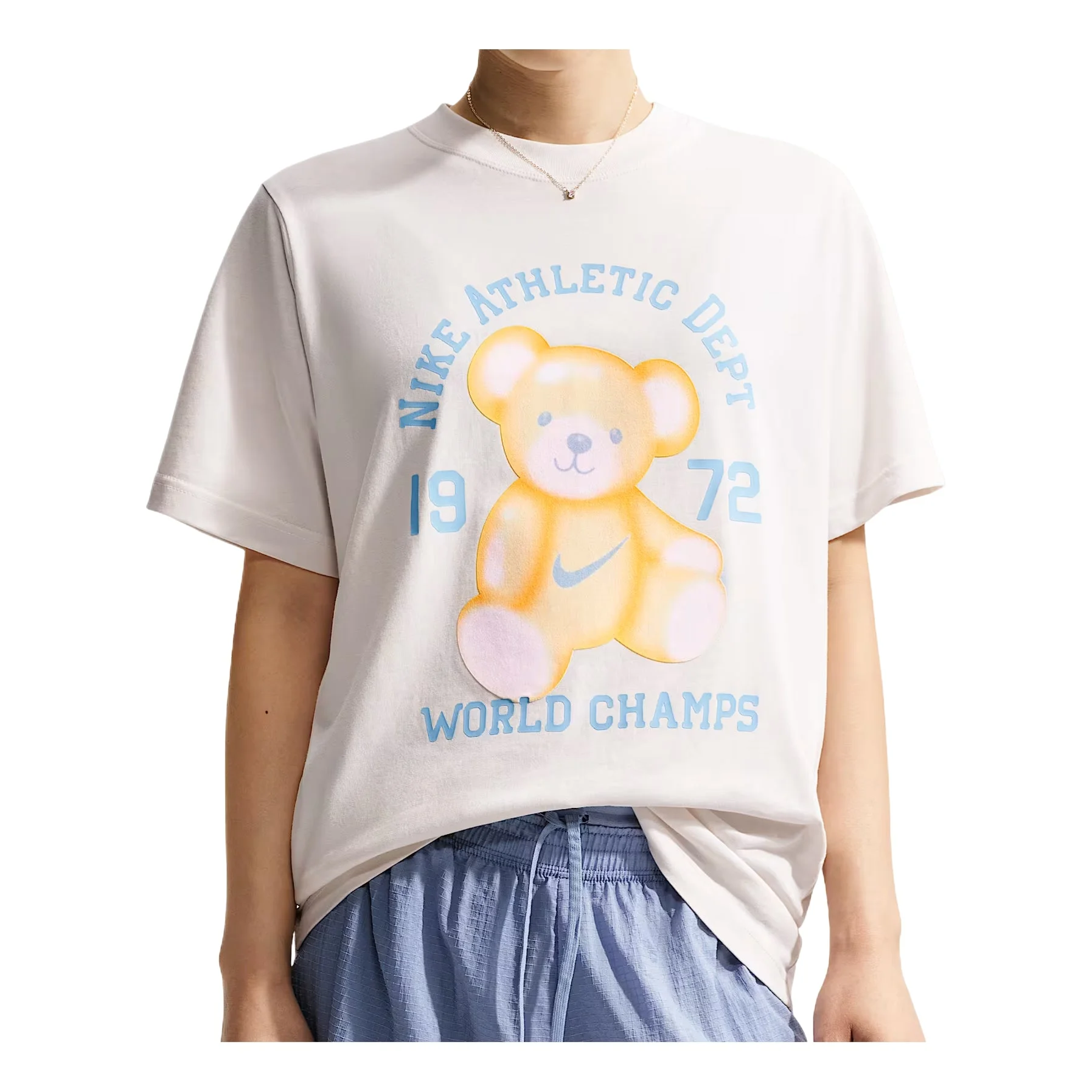 (WMNS) Nike Sportswear T-Shirt 'Phantom' IW0877-090 - 1