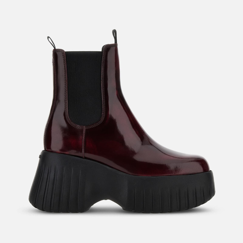 Chelsea Boots Hogan H-Stripes Burgundy 1