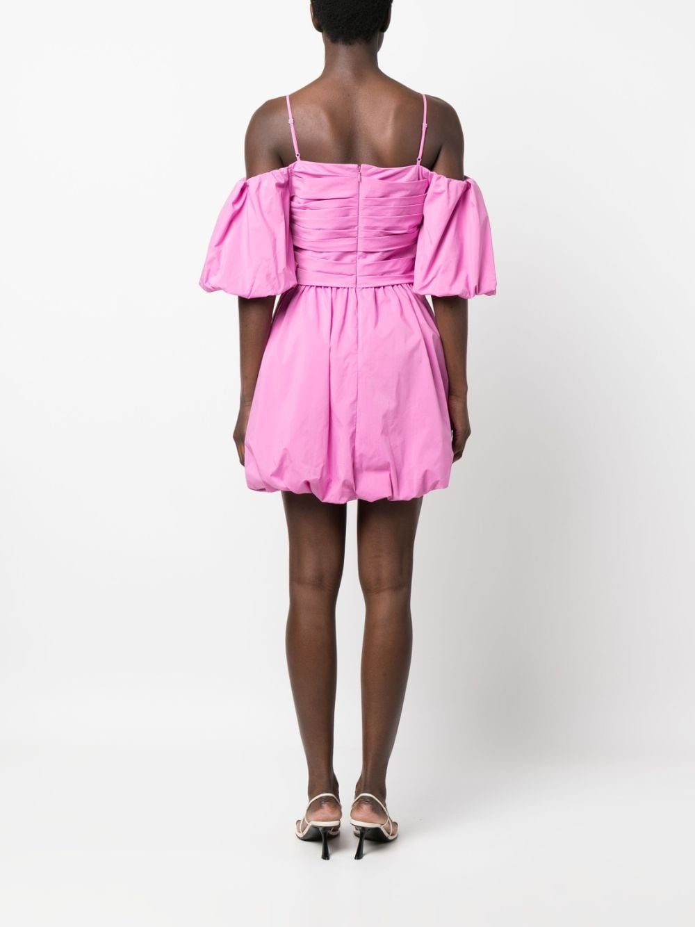 Sanam puff-sleeve mini dress - 4