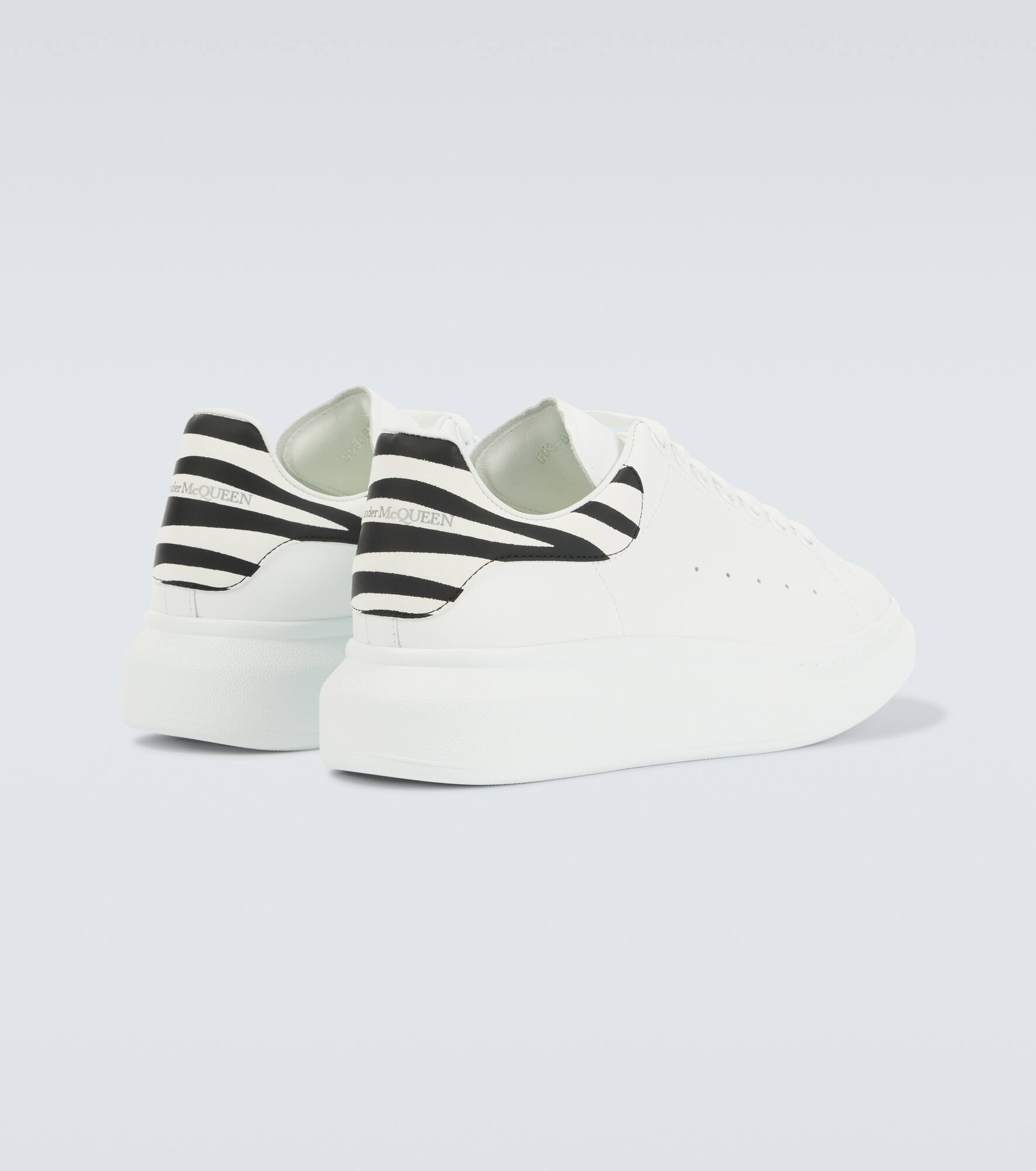 Oversized leather sneakers - 6