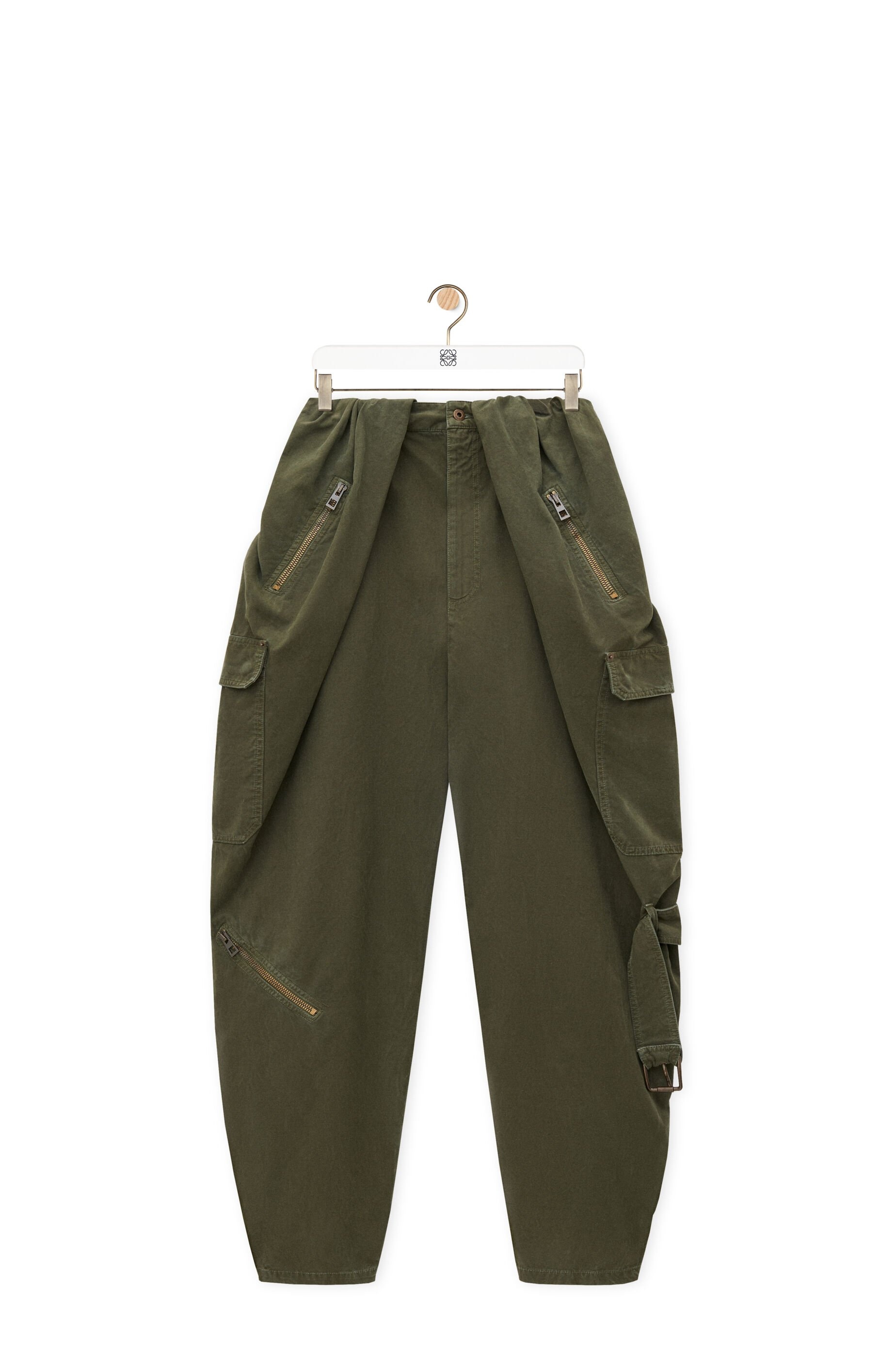 Balloon cargo trousers in cotton - 1