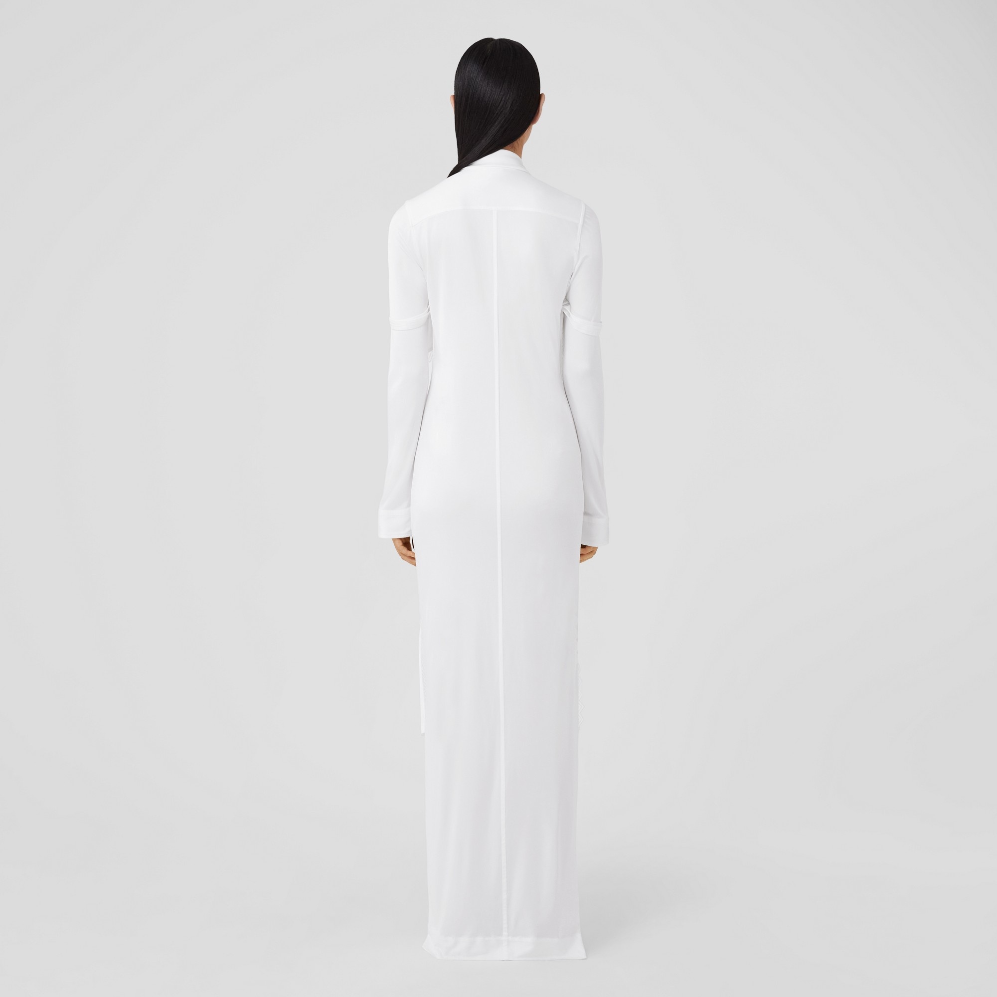 Viscose Jersey Reconstructed Shirt Dress - 3
