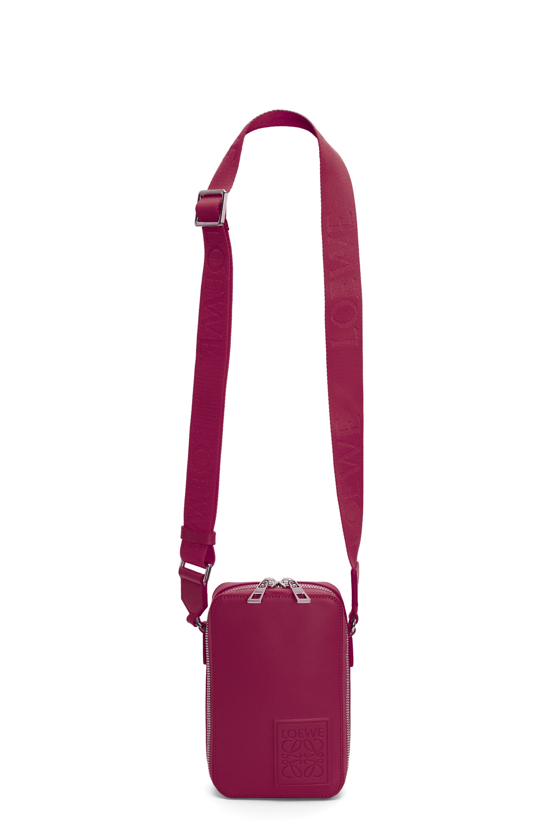 Vertical Crossbody Pocket in satin calfskin - 4