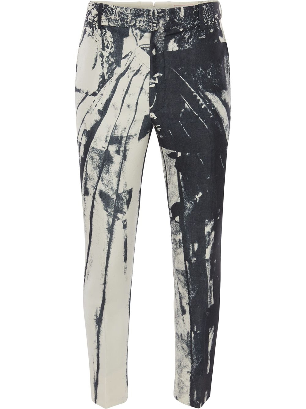 trompe l'oeil tailored trousers - 1