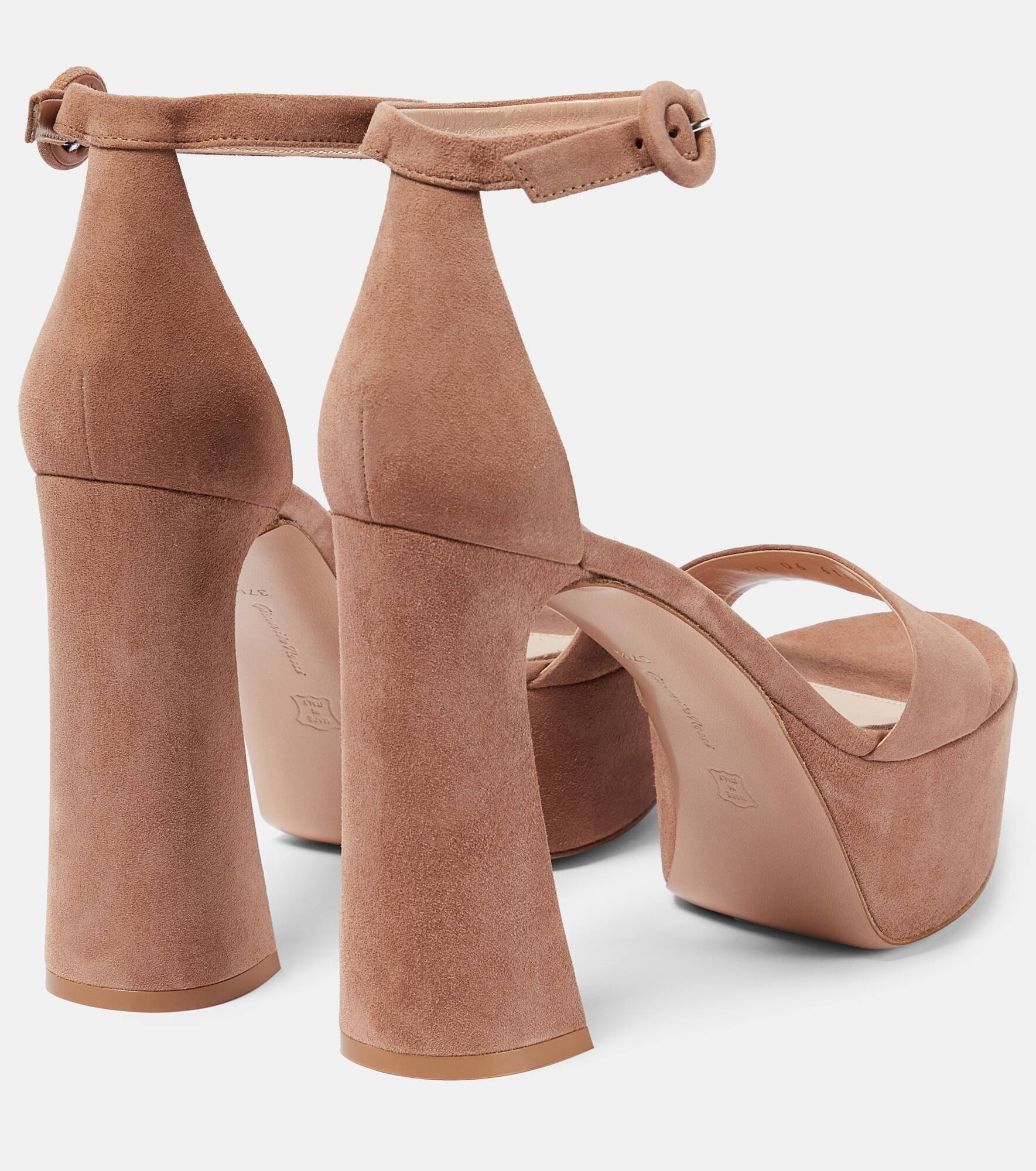 Sheridan suede platform sandals - 3