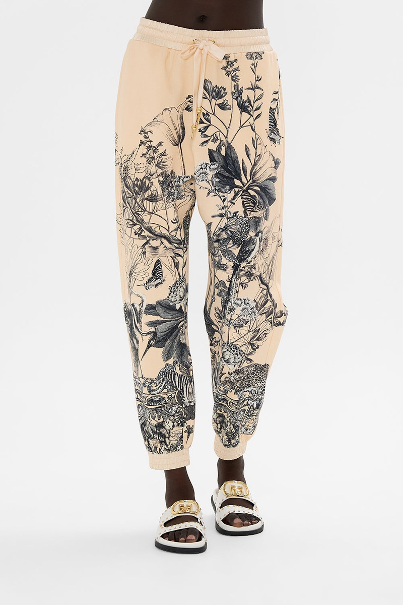 JERSEY TRACK PANT WITH SILK DETAILS 5