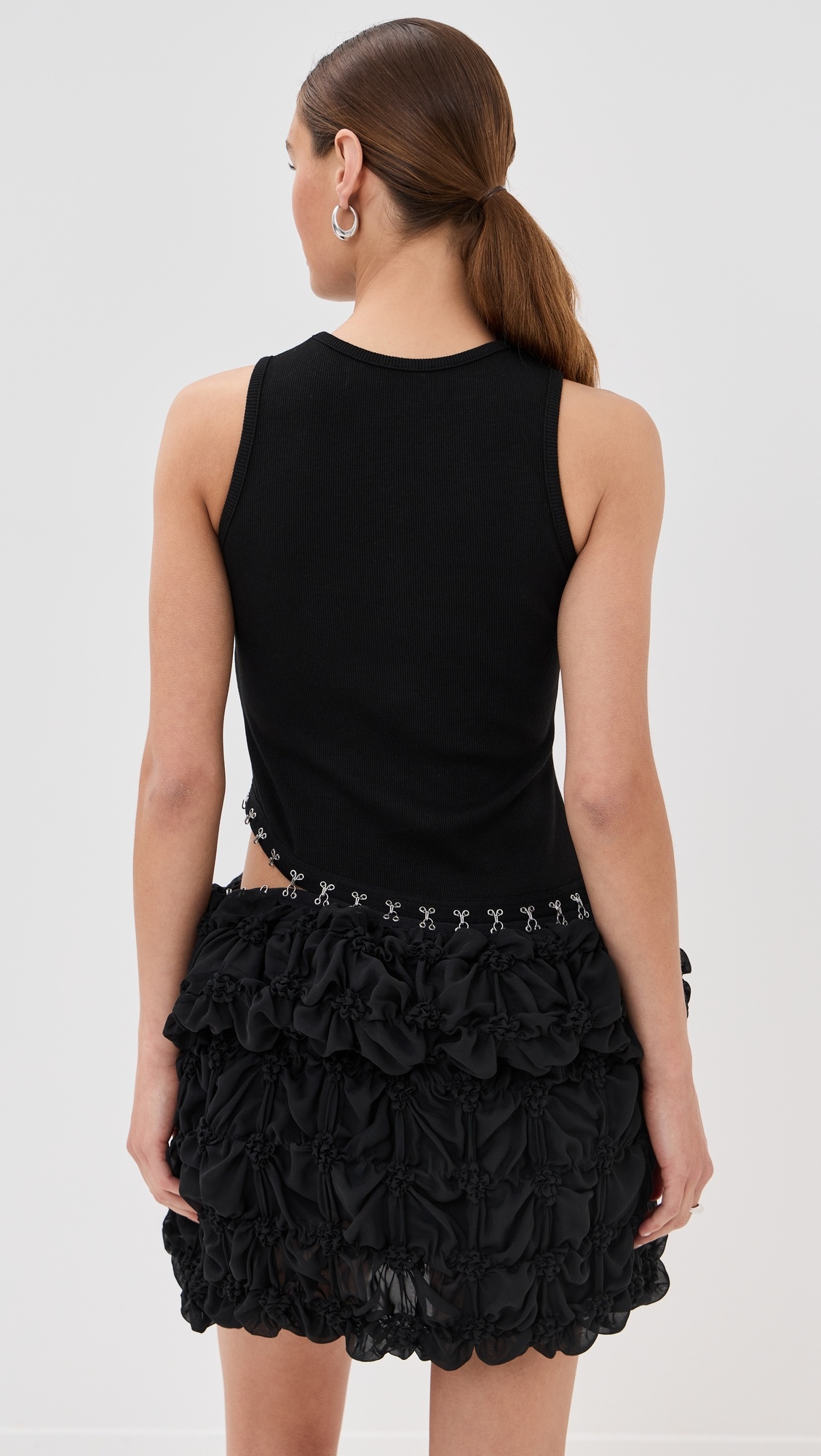 Broken Tulle Sleeveless Dress - 2