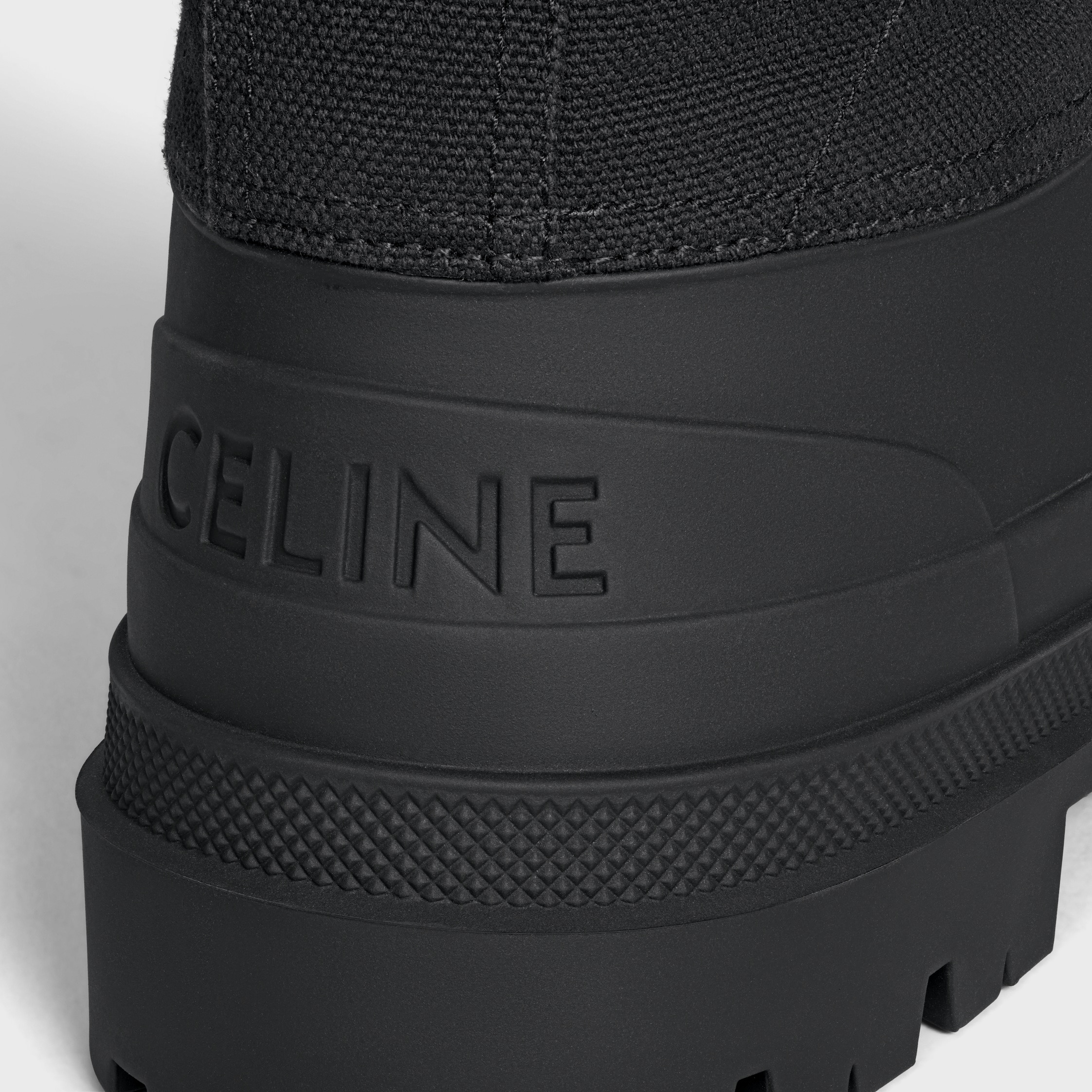 CELINE RILEY LACE-UP BOOT IN CANVAS - 6