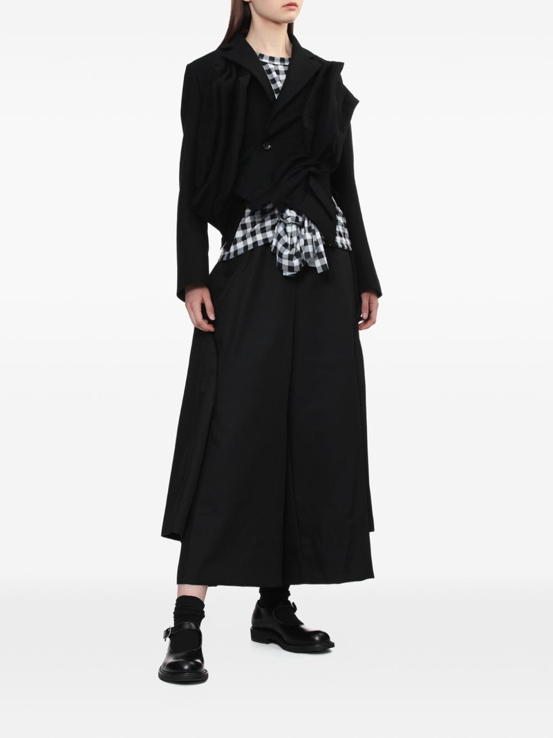 Comme Des Garçons draped wool jacket outlook