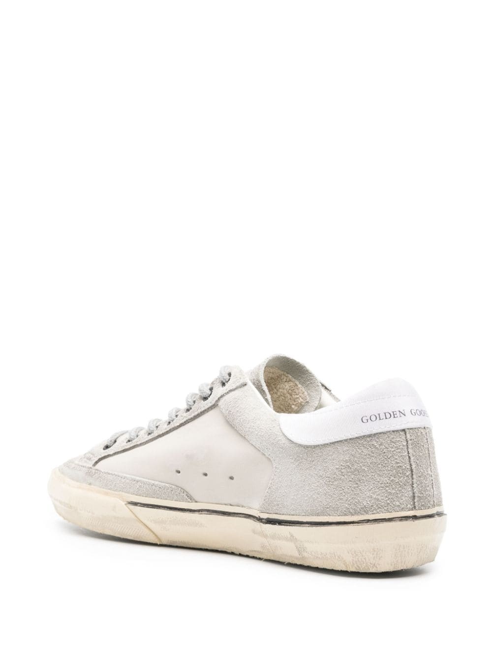 Super-Star distressed leather sneakers - 3