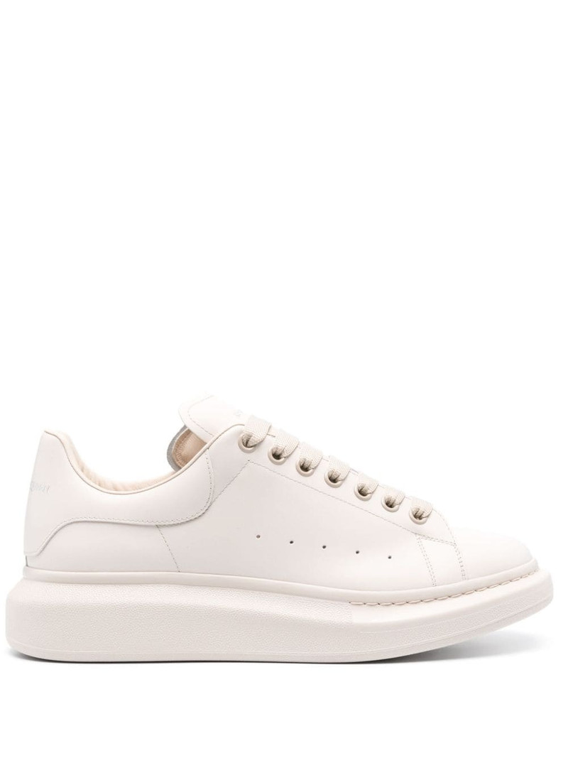 Oversized leather sneakers - 1